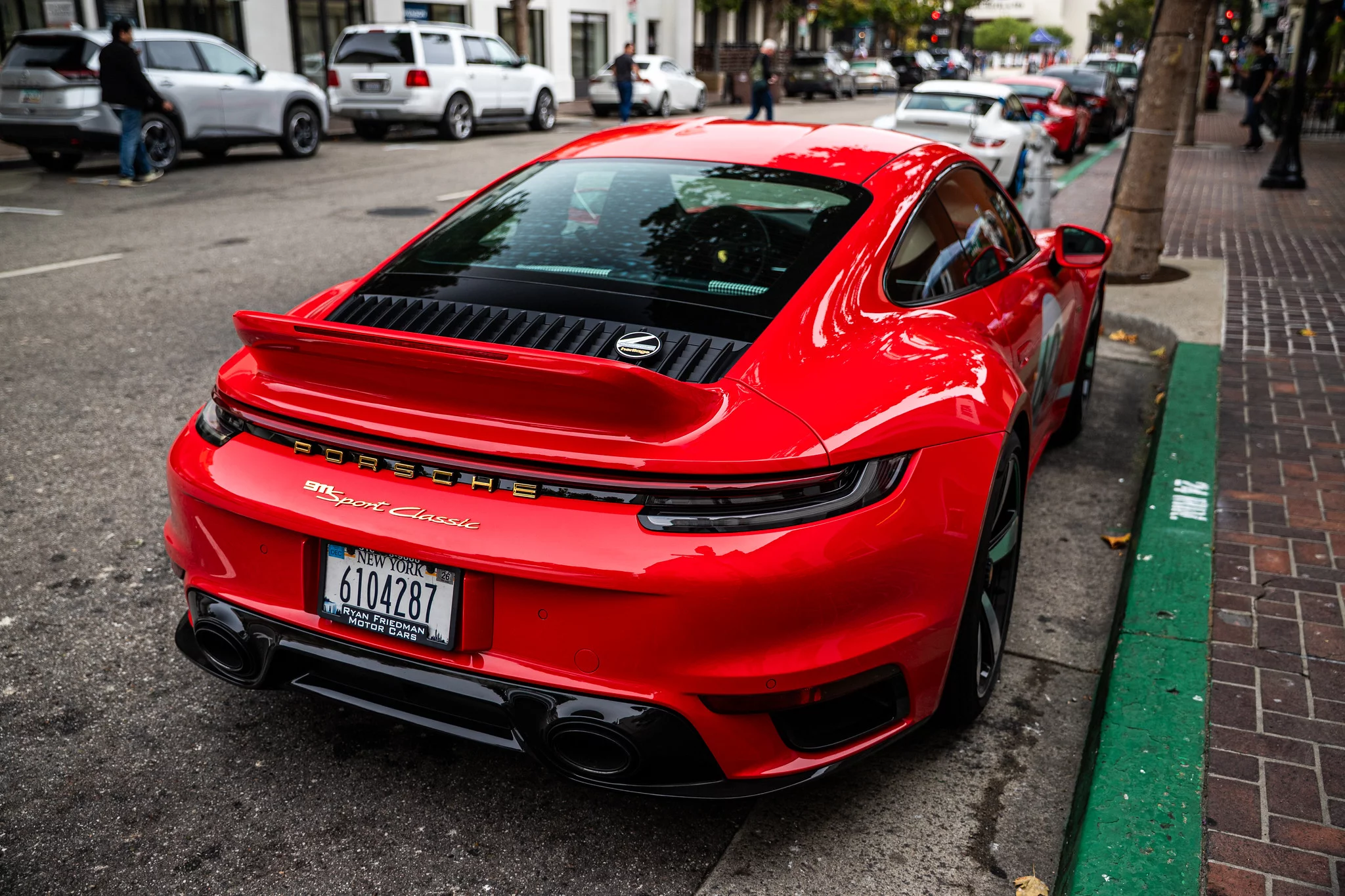 Racing Red Porsche 911 Sport Classic