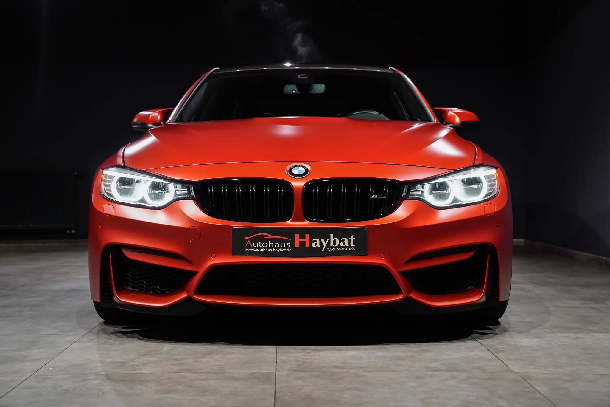Frozen Red BMW M3