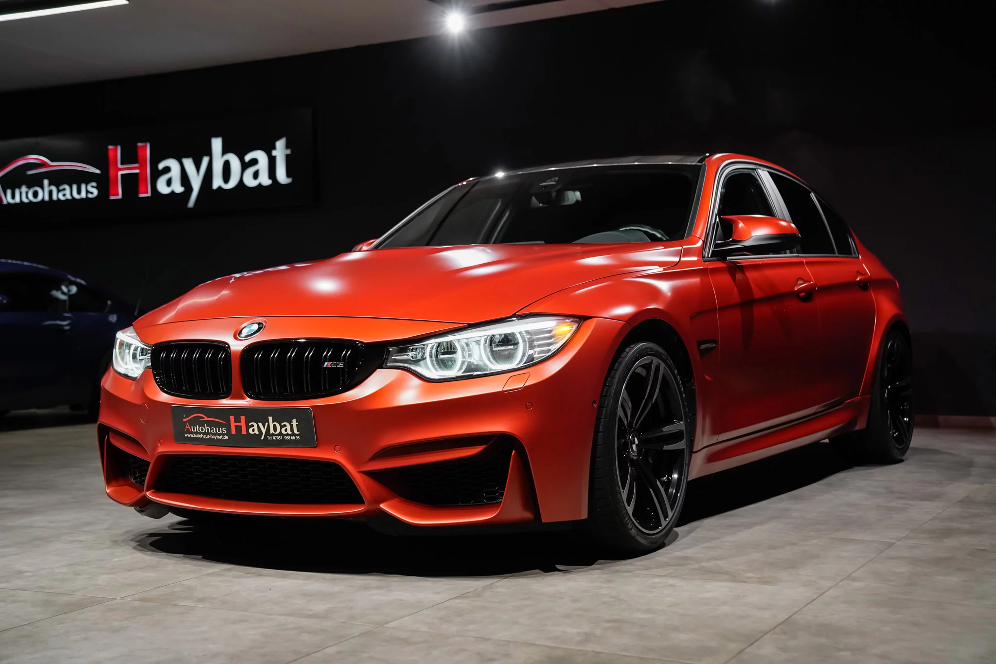 Frozen Red BMW M3