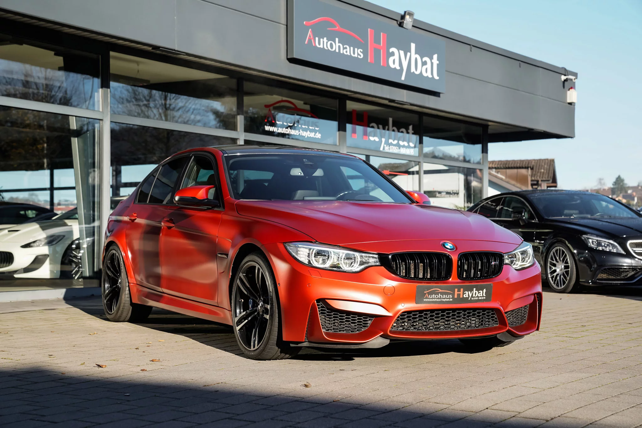 Frozen Red BMW M3