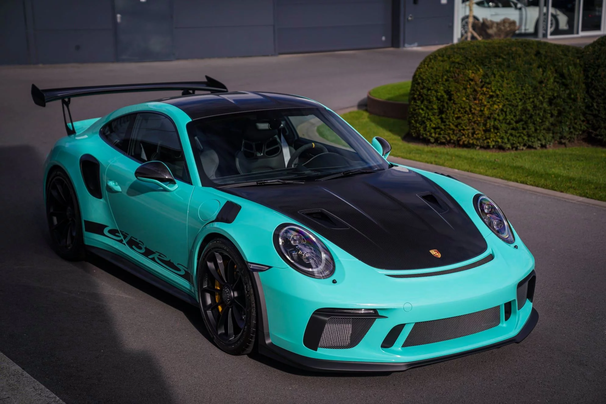 Mint Green Porsche 911 GT3 RS