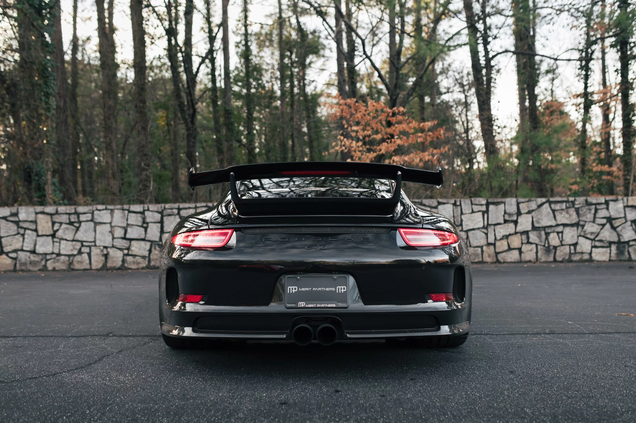 Jet Black Metallic Porsche 911 GT3
