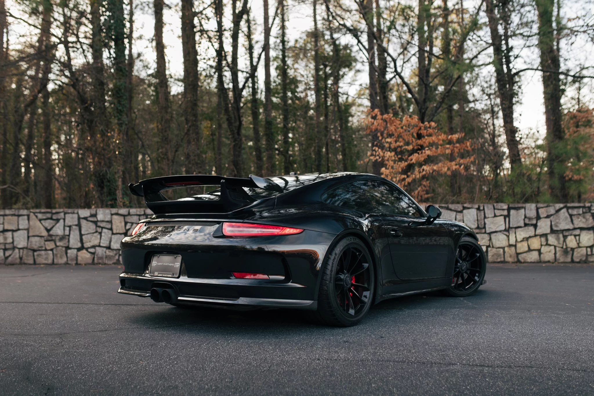 Jet Black Metallic Porsche 911 GT3