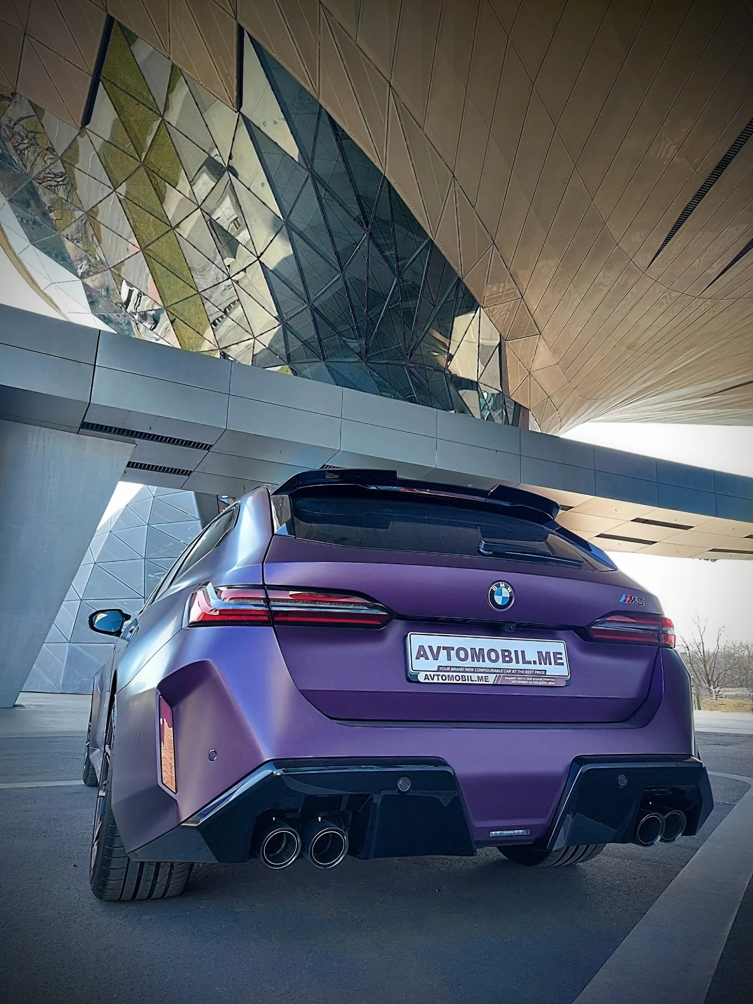 Frozen Purple BMW M5