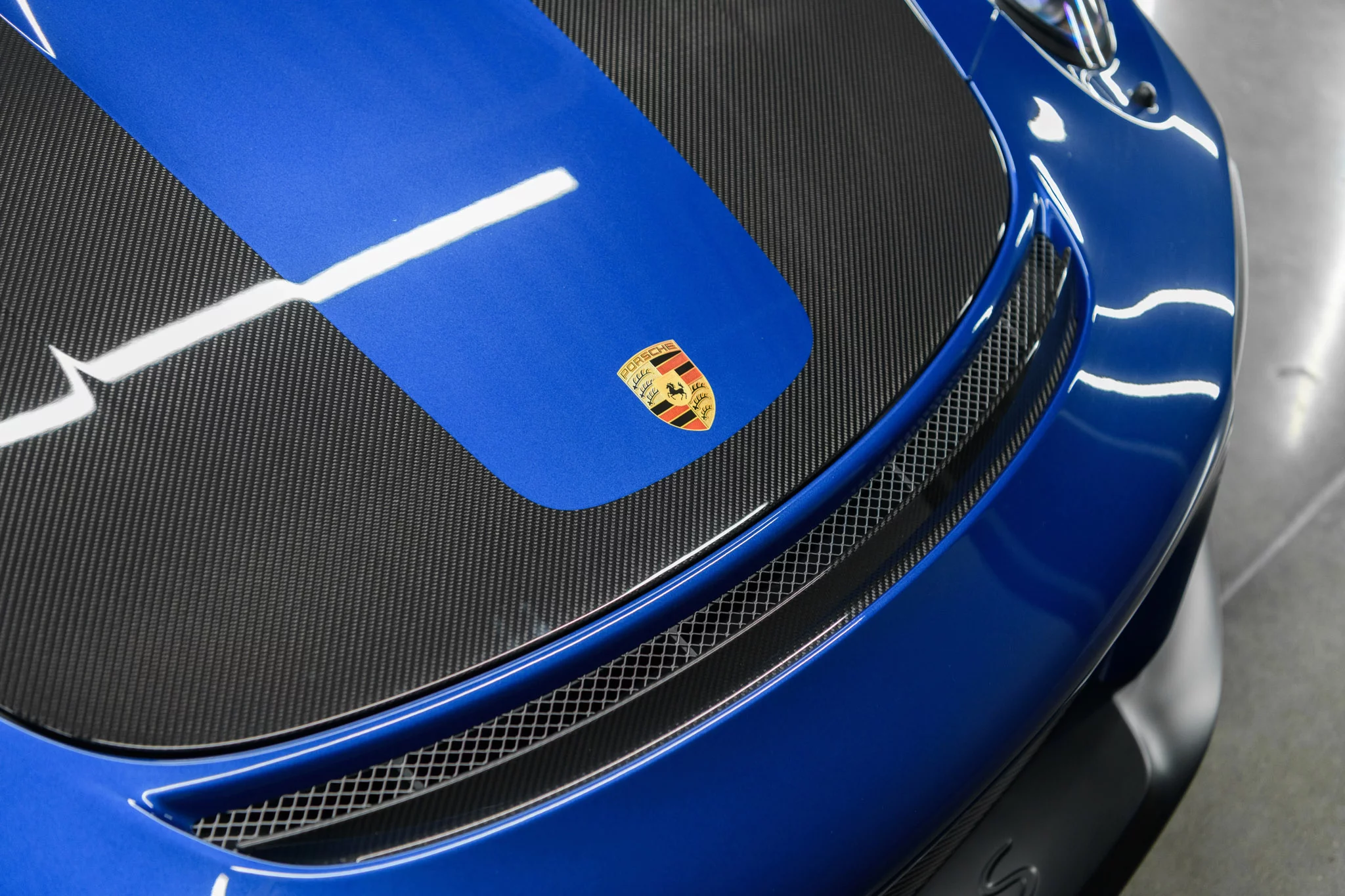 Cobalt Blue Metallic Porsche 911 GT2 RS