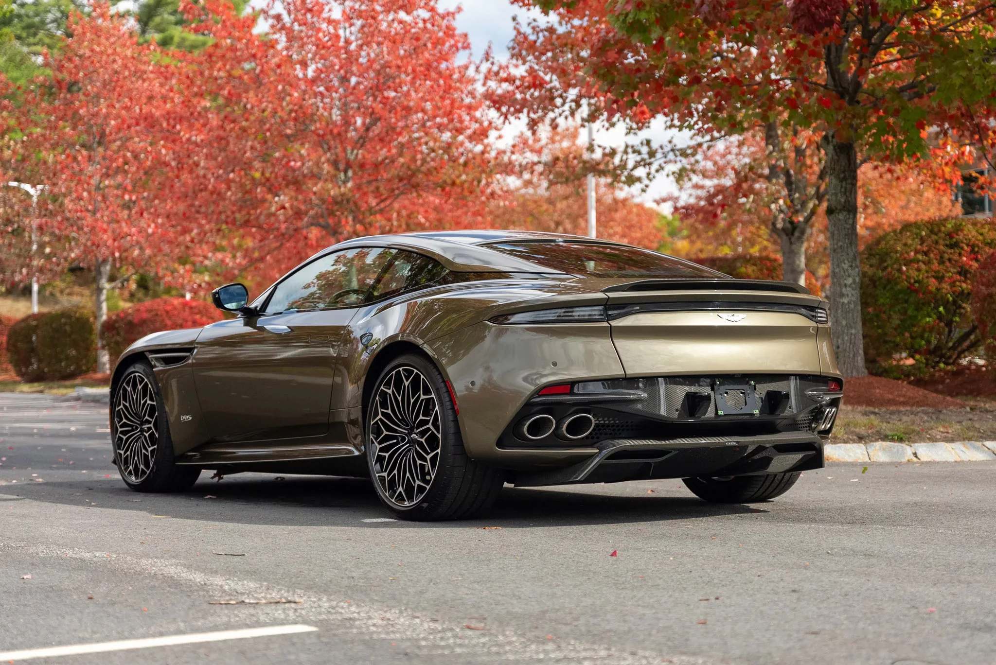 Olive Green Aston Martin DBS