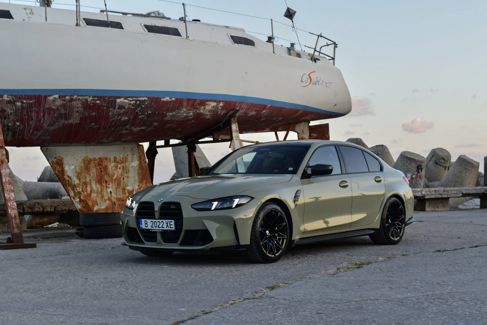Stone Grey BMW M3