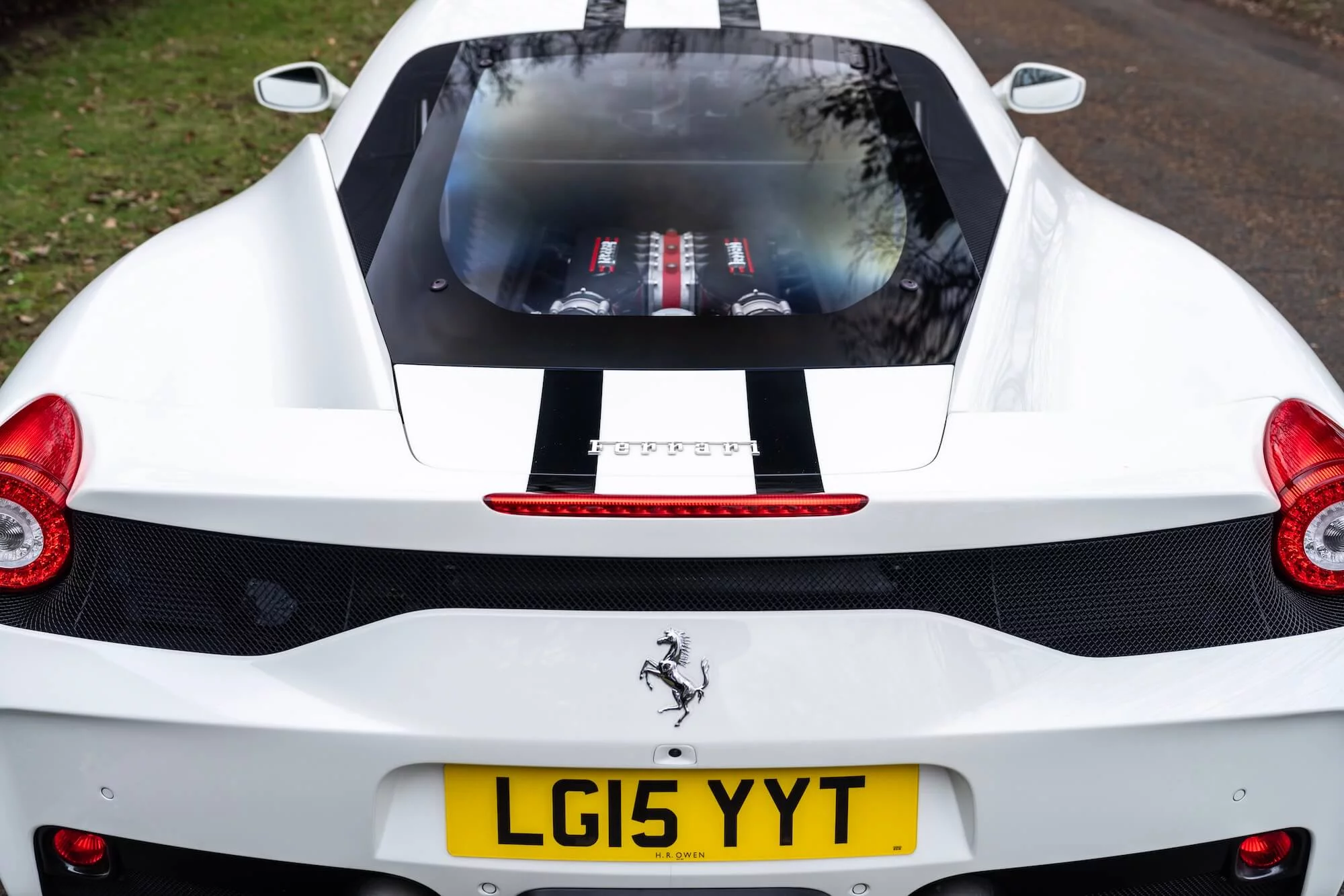 Bianco Avus Ferrari 458