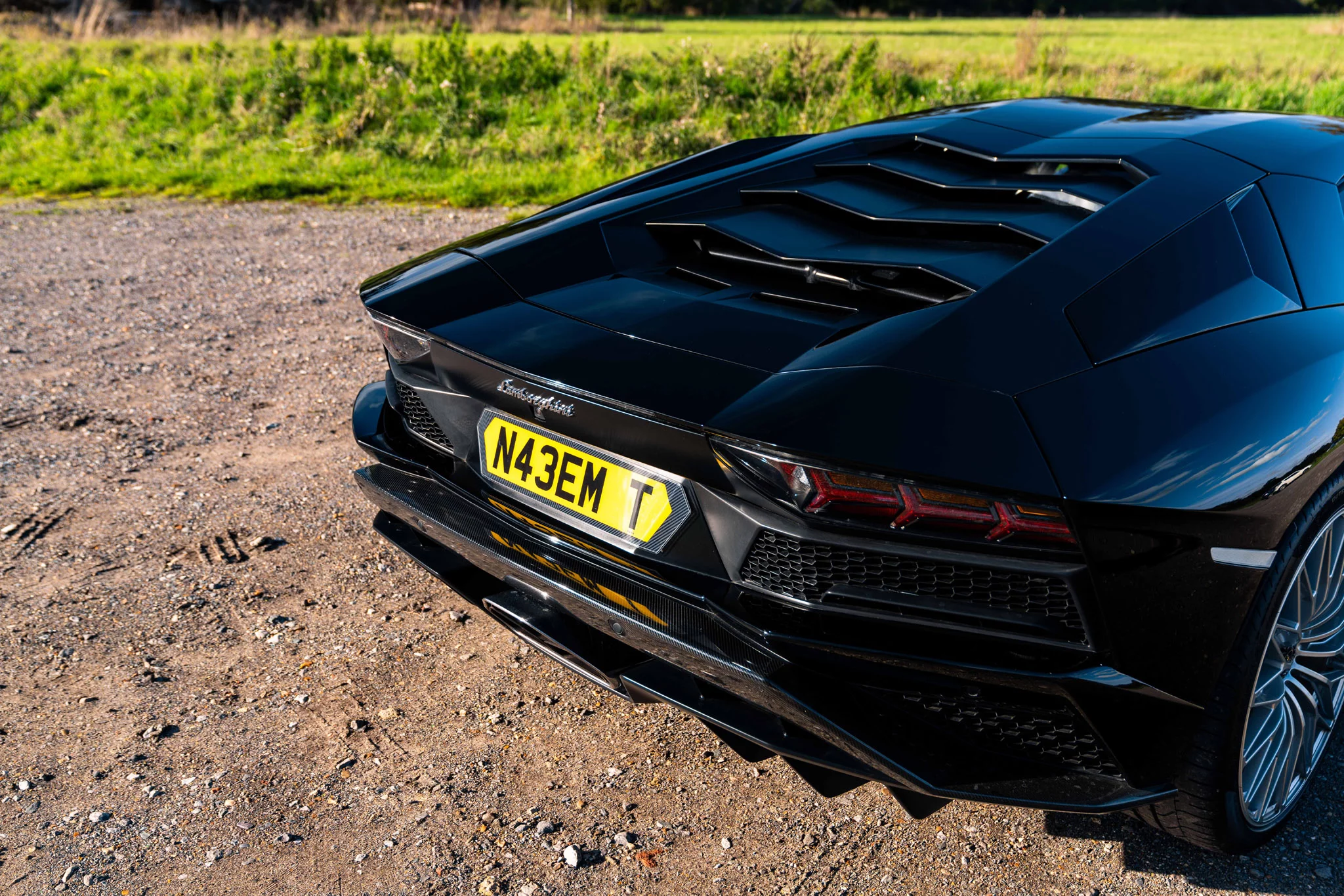 Nero Aldebaran Lamborghini Aventador