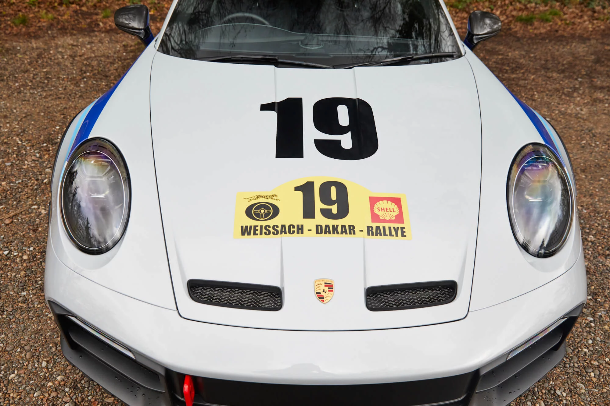 Ice Grey Metallic Porsche 911 Dakar