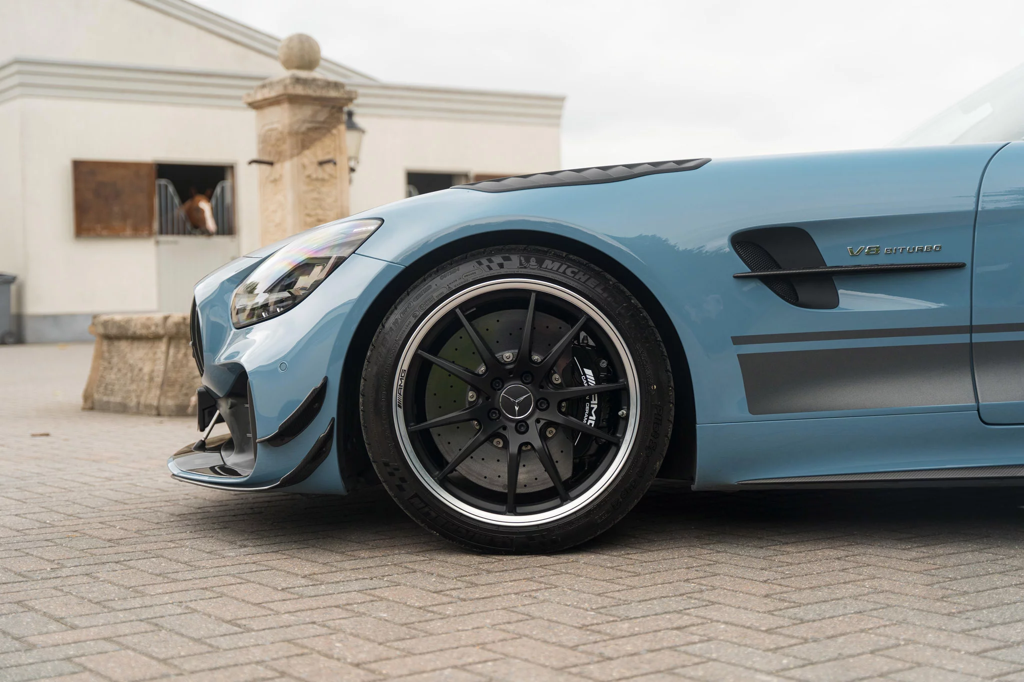 China Blue Mercedes-AMG GT