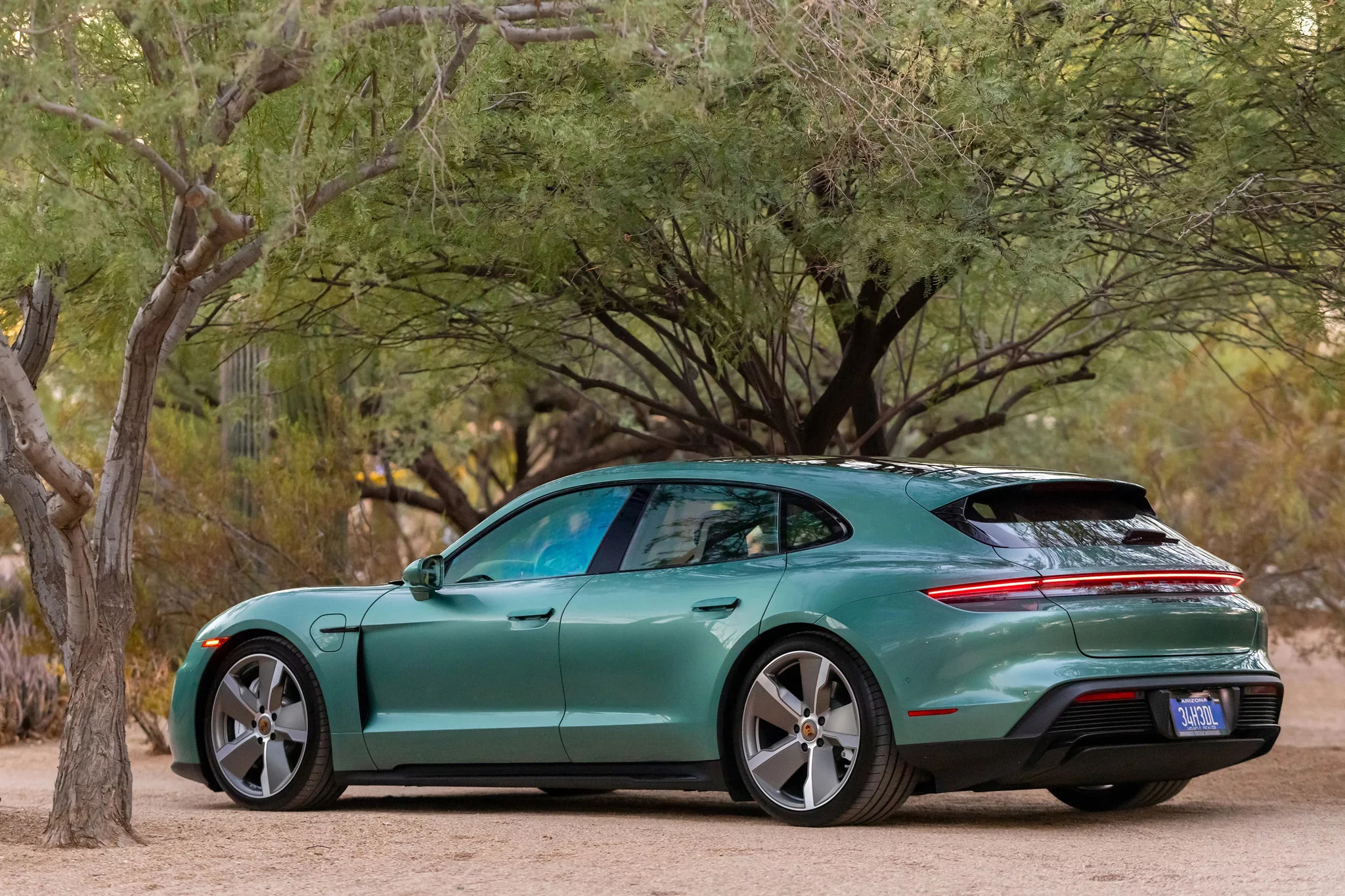 Racing Green Metallic Porsche Taycan