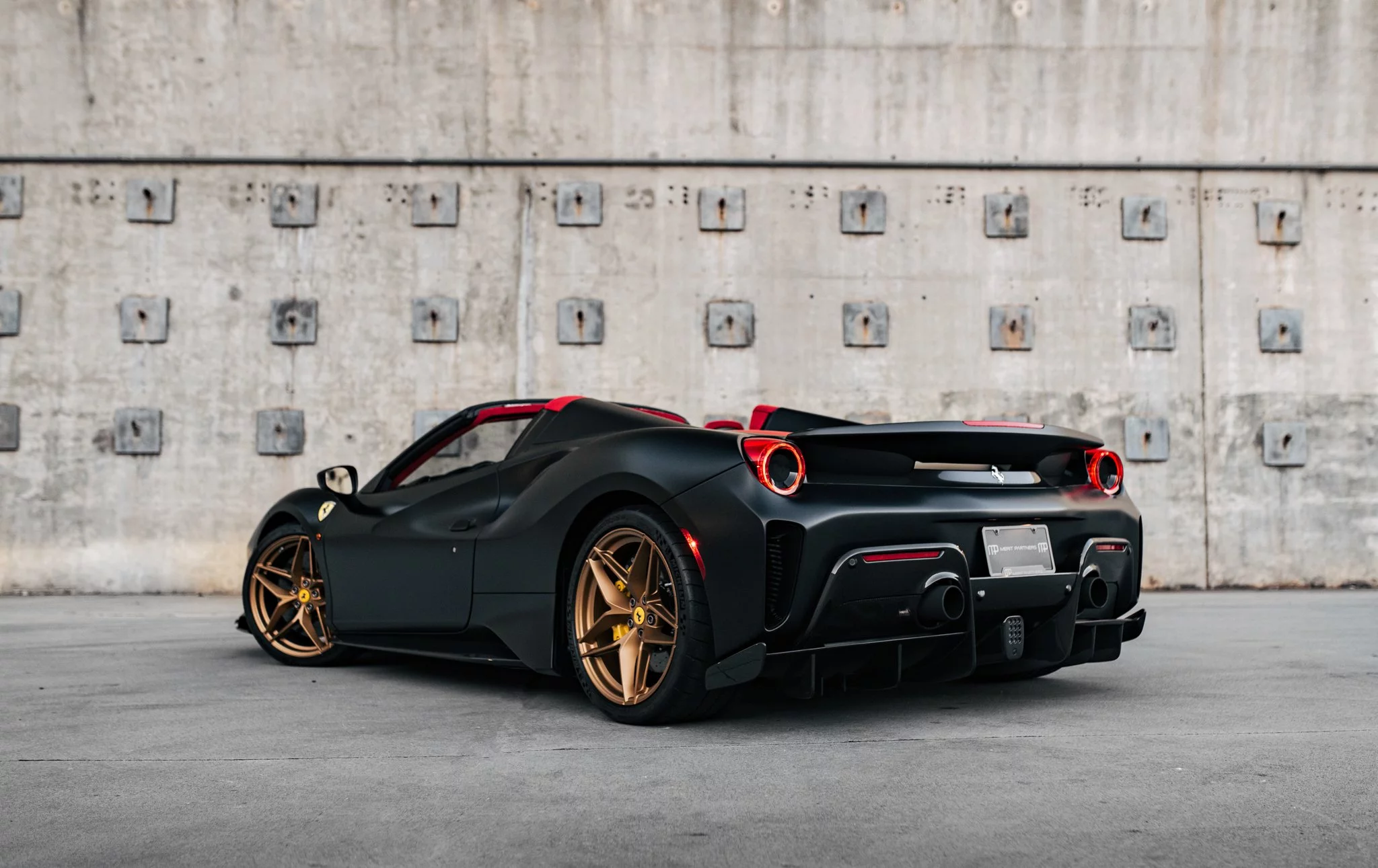 Nero DS Opaco Ferrari 488