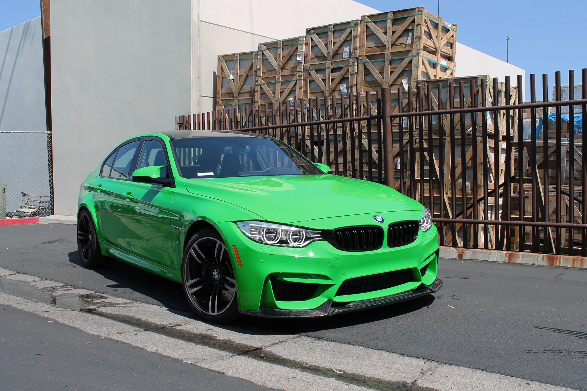 Signal Green BMW M3