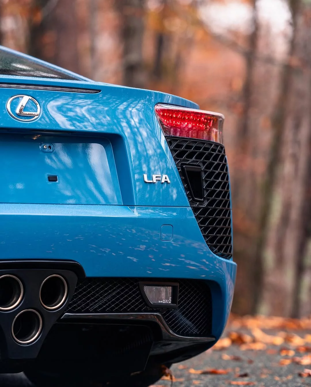 Slate Blue Lexus LFA