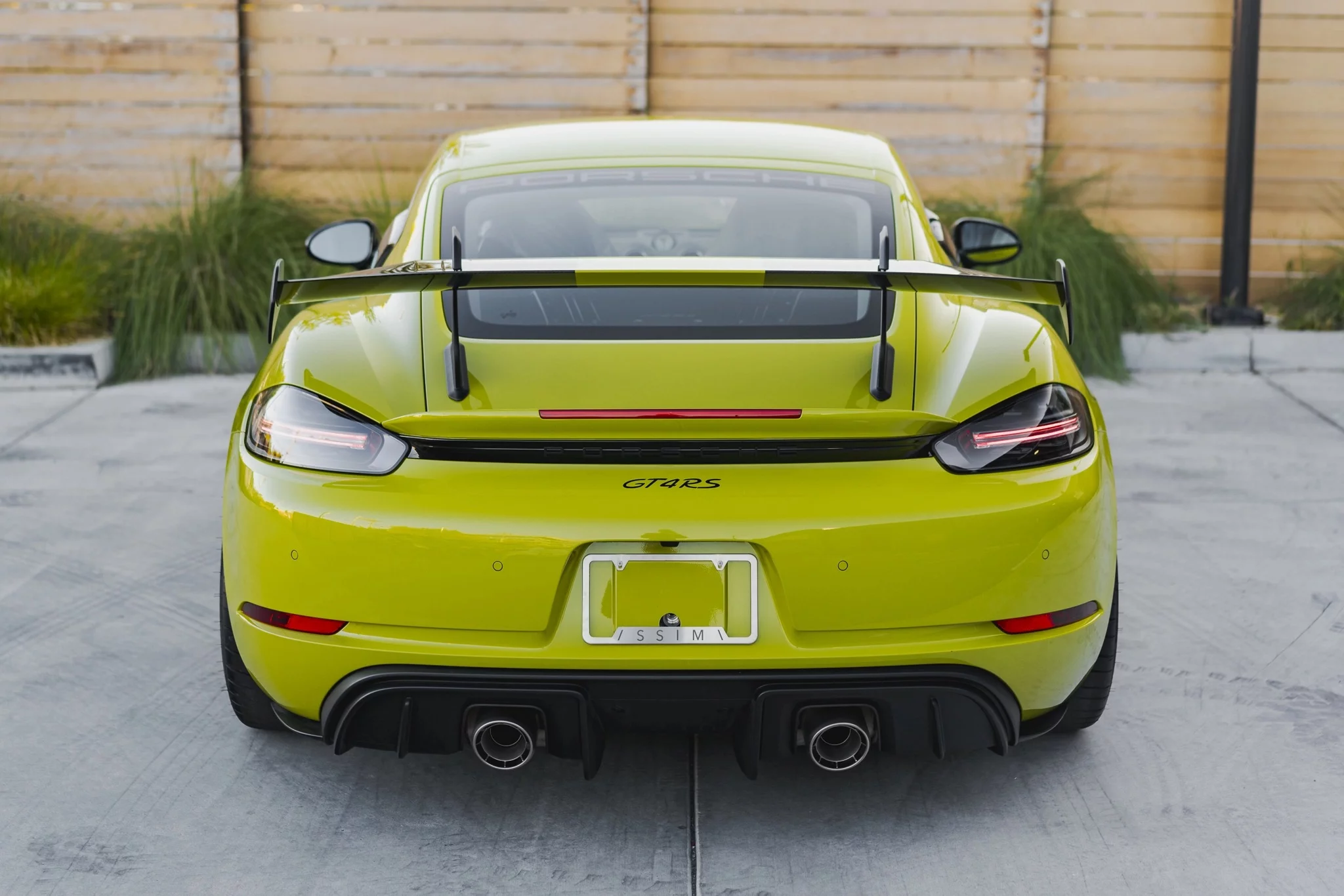 Linden Green Porsche 718 Cayman GT4 RS
