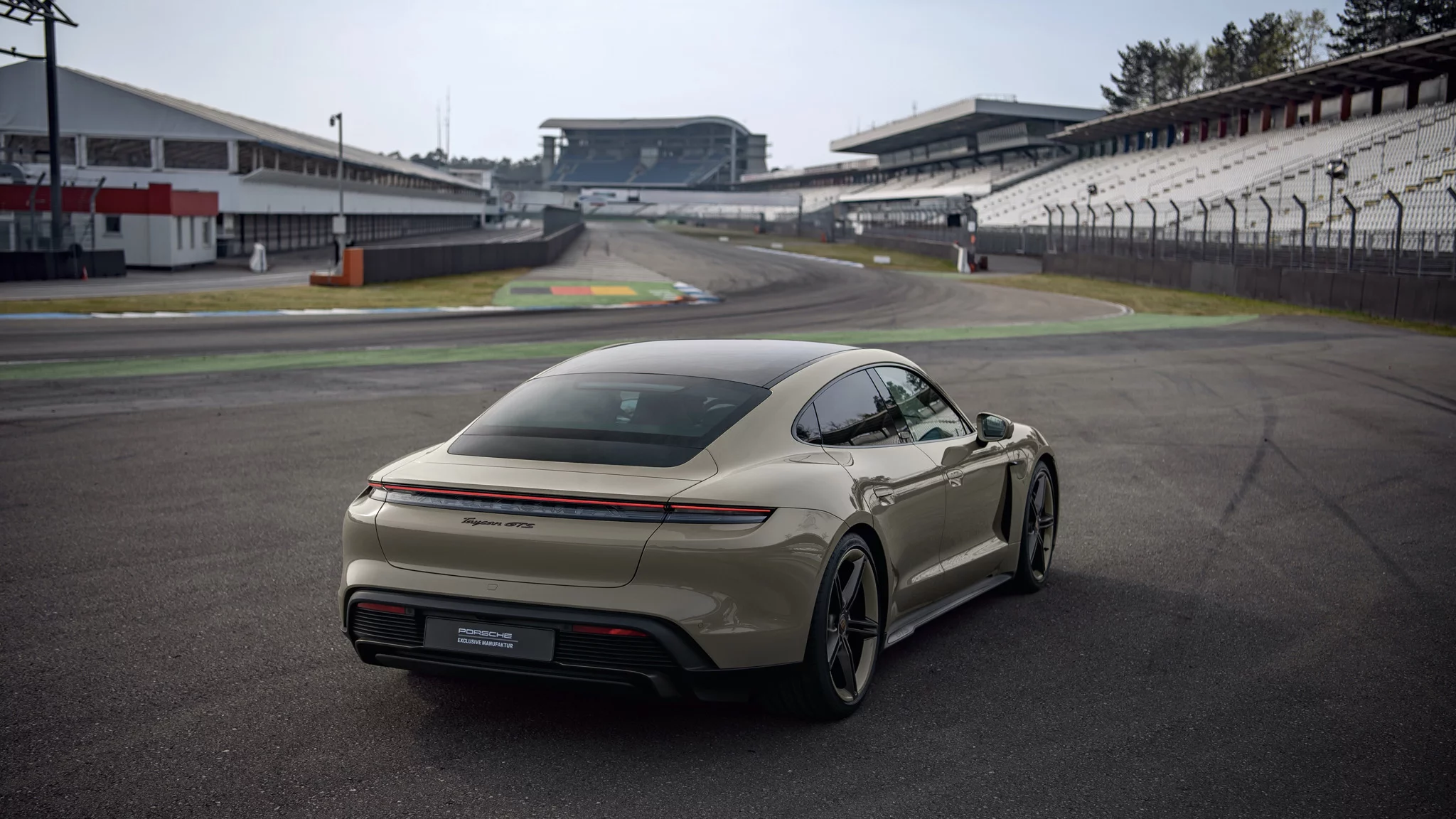 Stone Grey Porsche Taycan