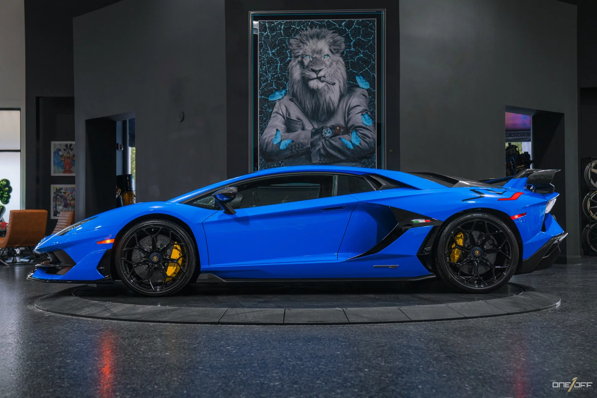 Blu Nila Lamborghini Aventador