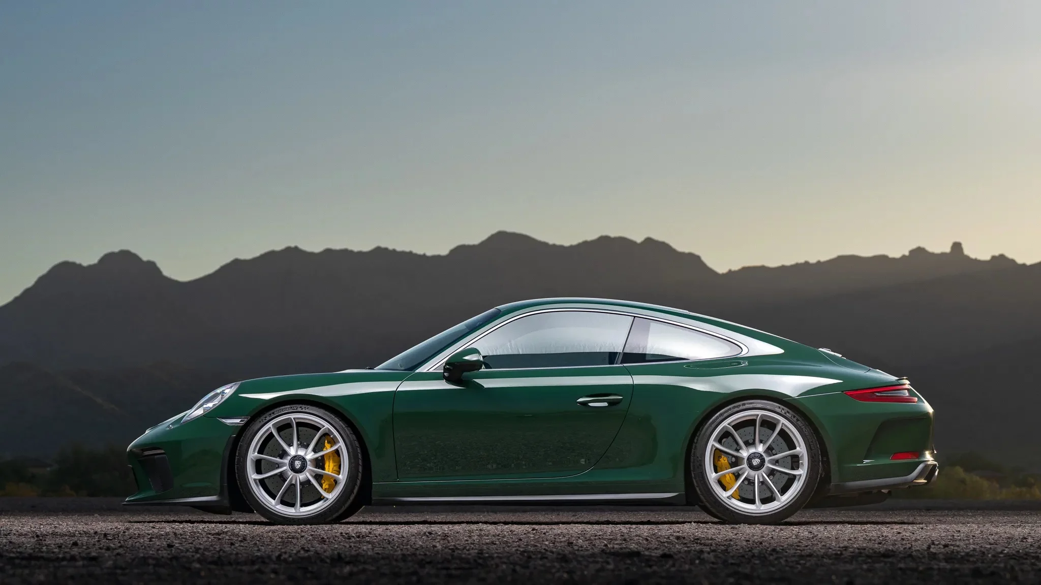 British Racing Green Porsche 911 GT3