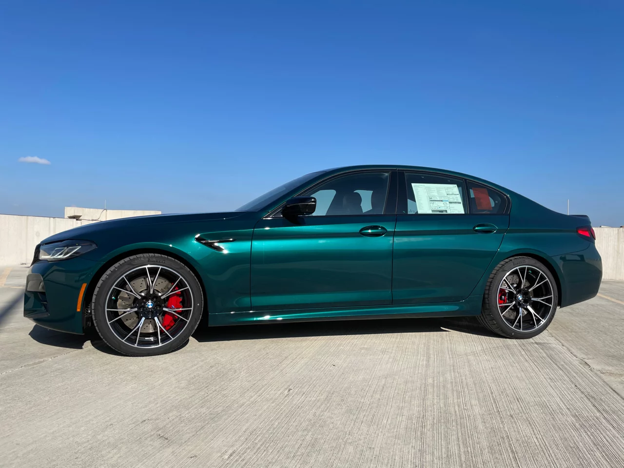 Boston Green BMW M5