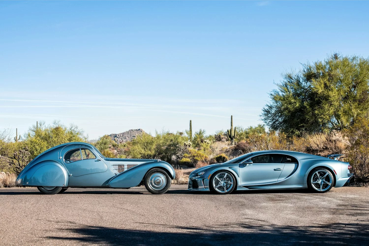 Type 57 Atlantic 57374 Blue Bugatti Chiron