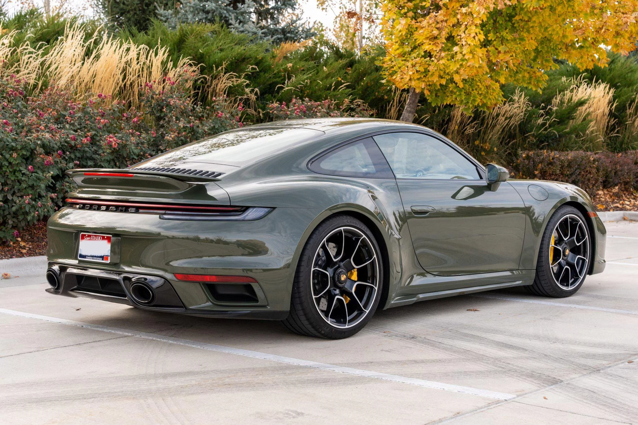 Black Olive Porsche 911 Turbo