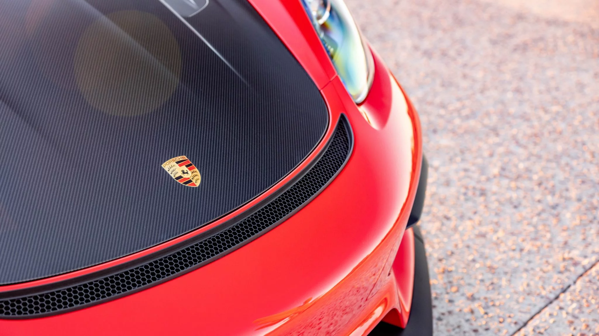 Guards Red Porsche 718 Cayman GT4 RS