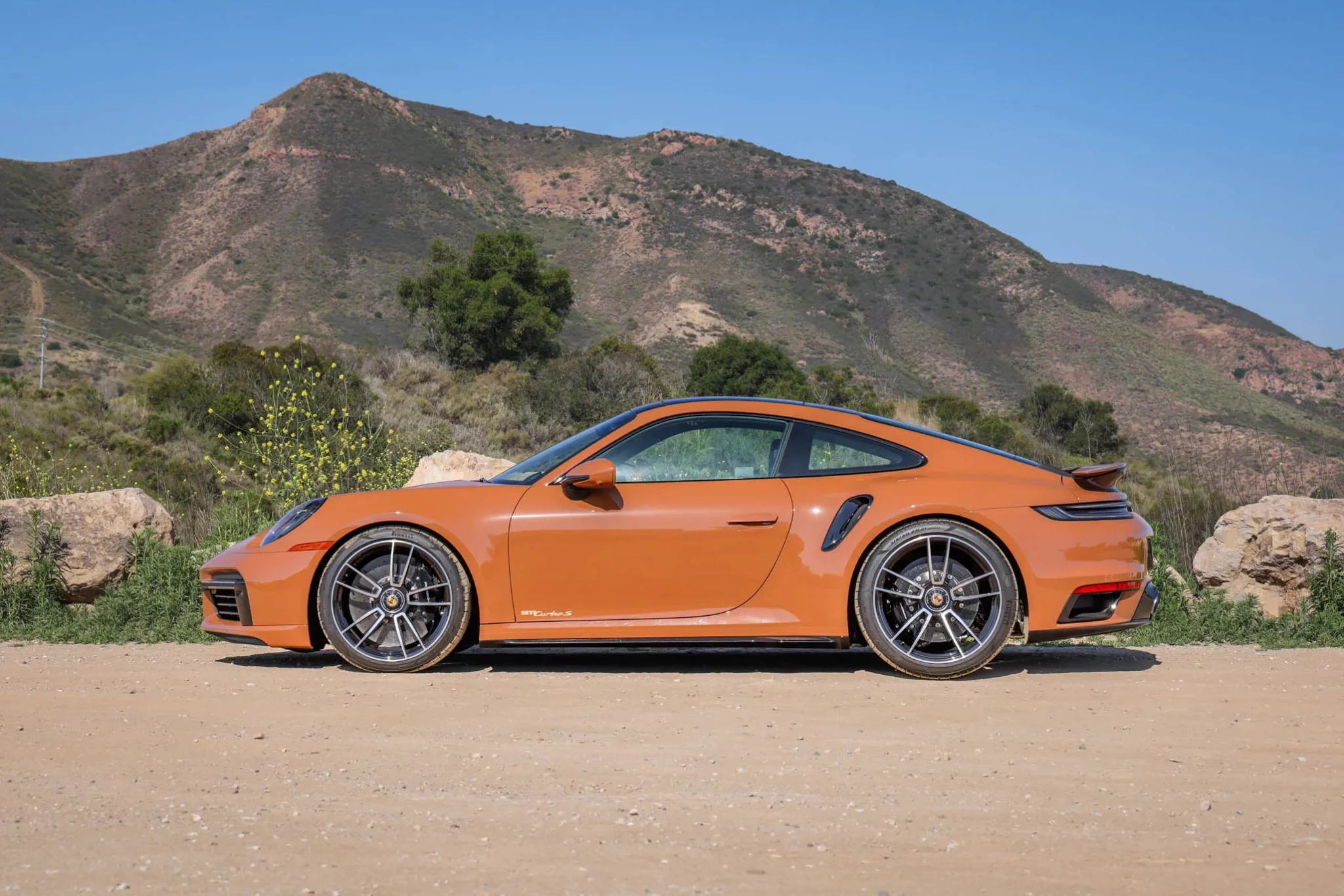 Sepia Brown Porsche 911 Turbo