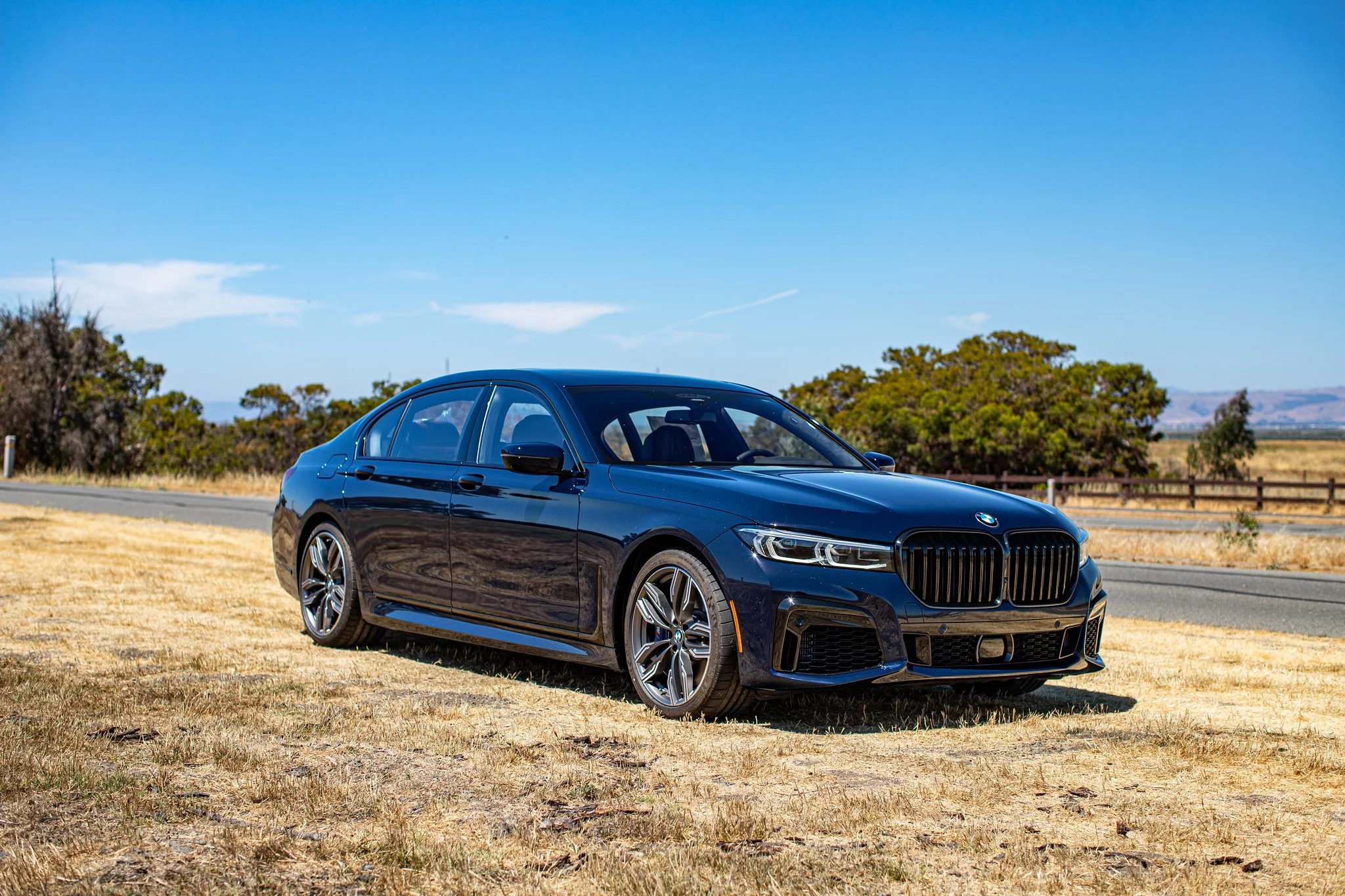 Black Blue BMW 7 Series