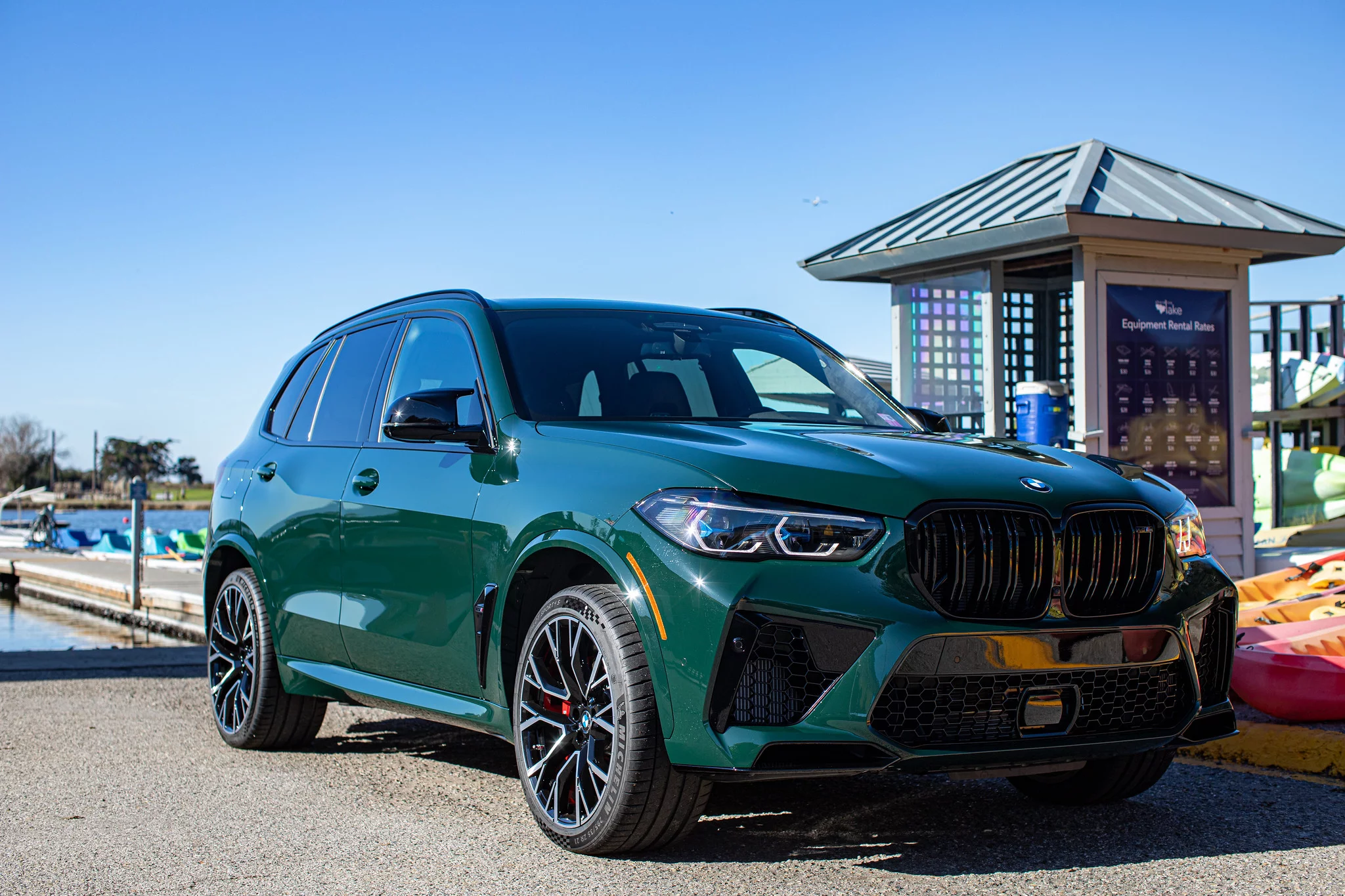 British Racing Green BMW X5