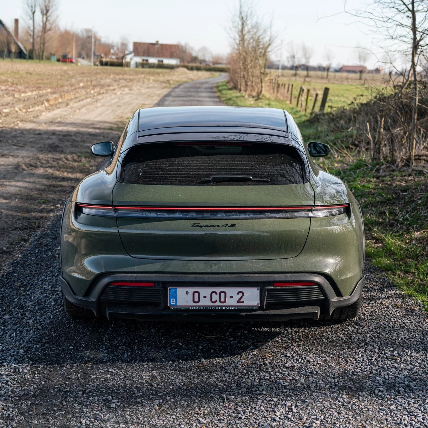 Nato Olive Porsche Taycan