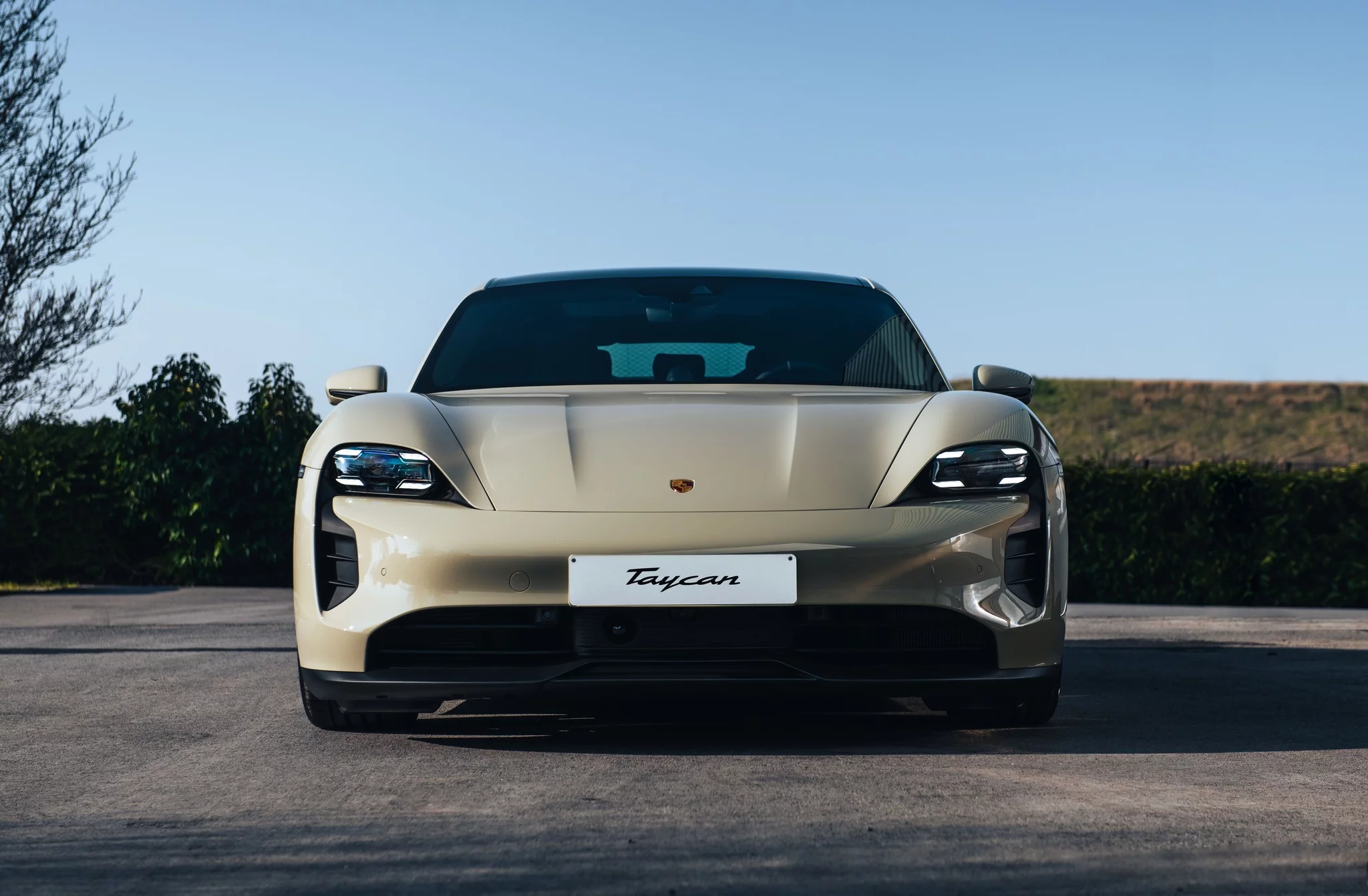Stone Grey Porsche Taycan