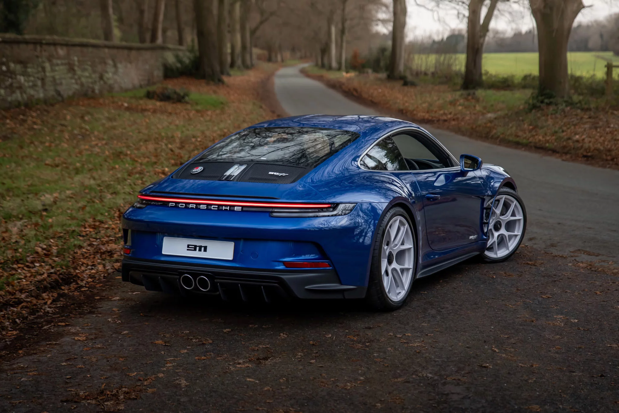 Cobalt Blue Metallic Porsche 911 S/T