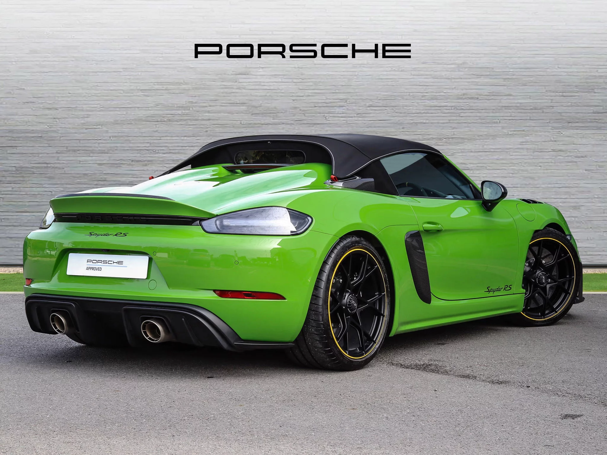 Willow Green Porsche 718 Spyder RS