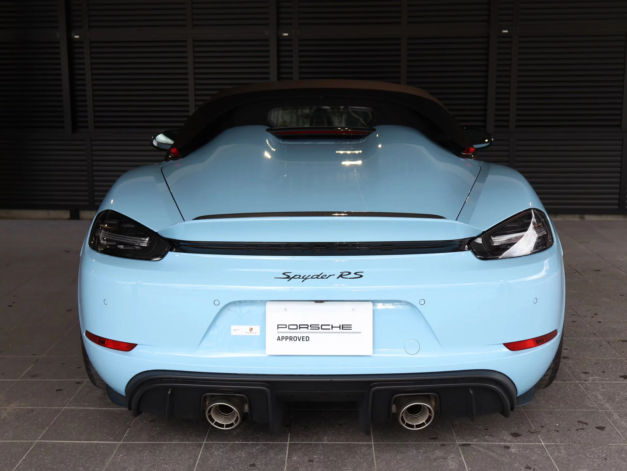 Gulf Blue Porsche 718 Spyder RS