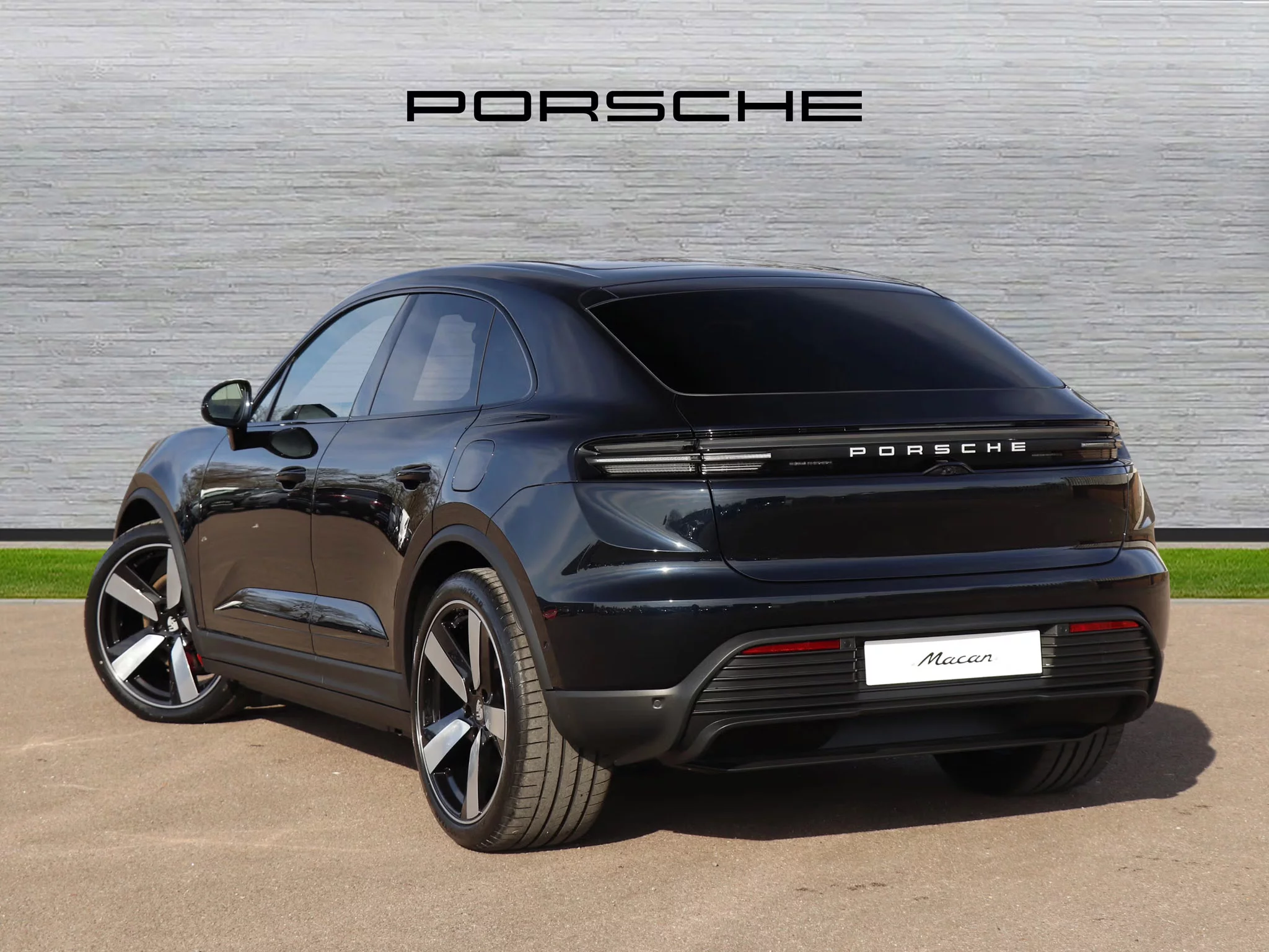 Moonlight Blue Metallic Porsche Macan Electric
