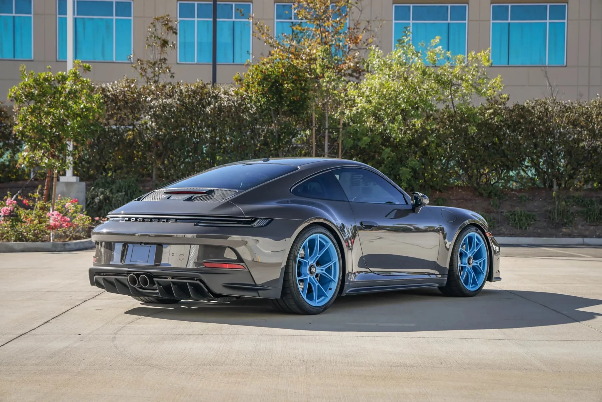 Grey Black Porsche 911 GT3