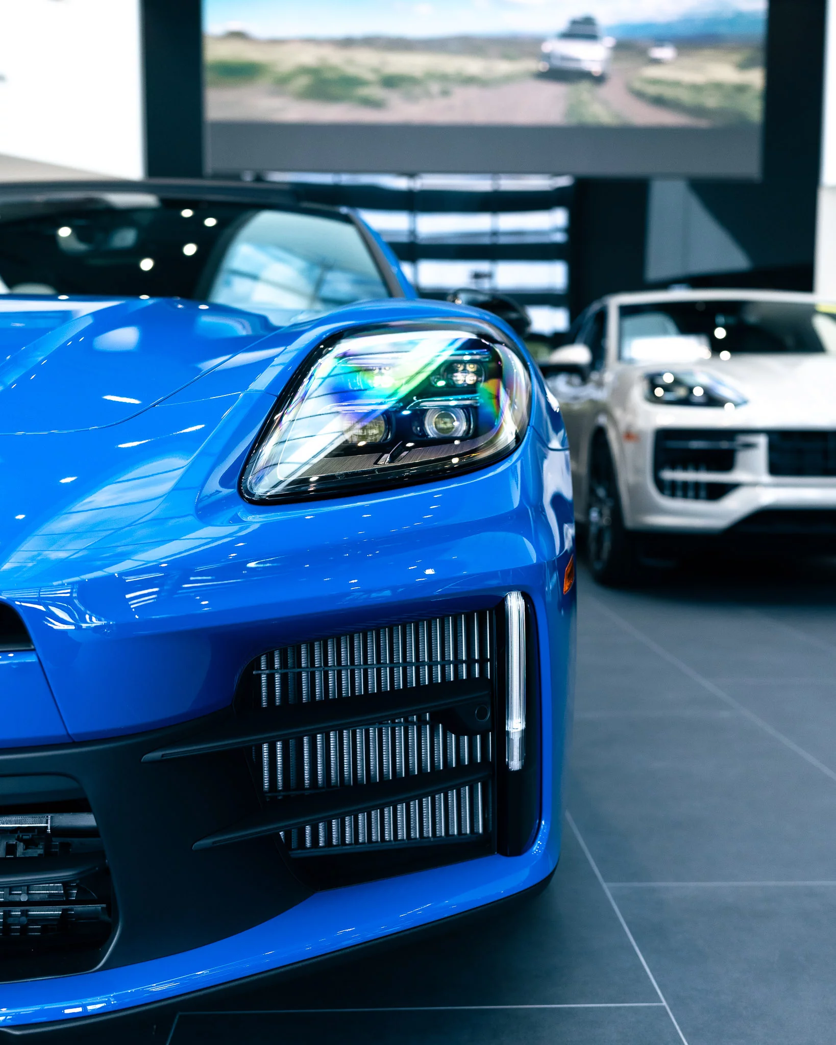Lugano Blue Porsche Panamera