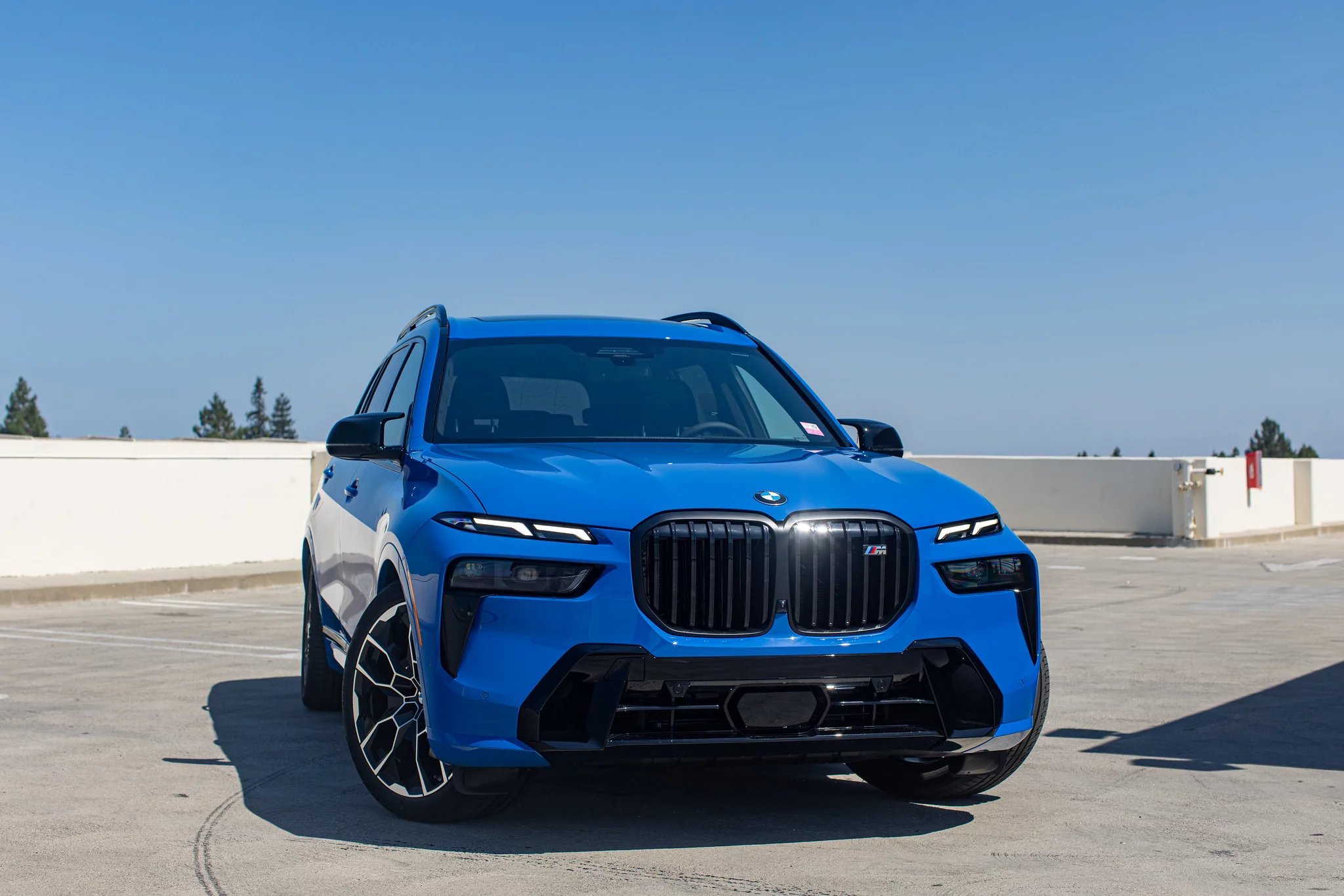 Santorini Blue BMW X7