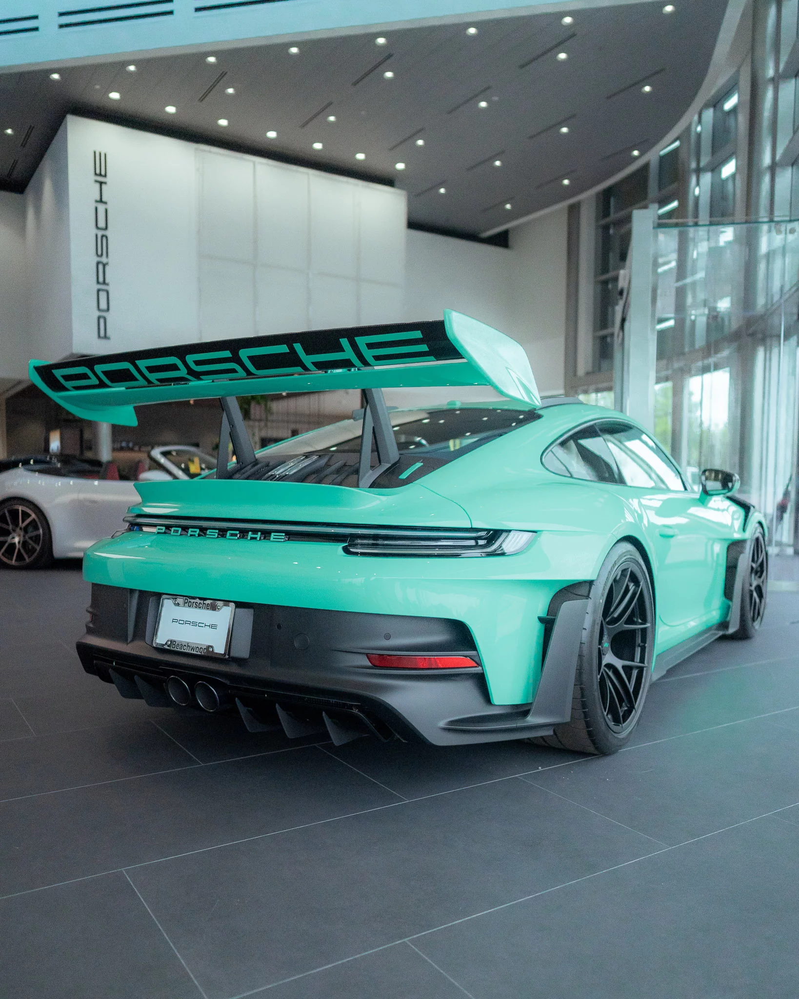 Mint Green Porsche 911 GT3 RS