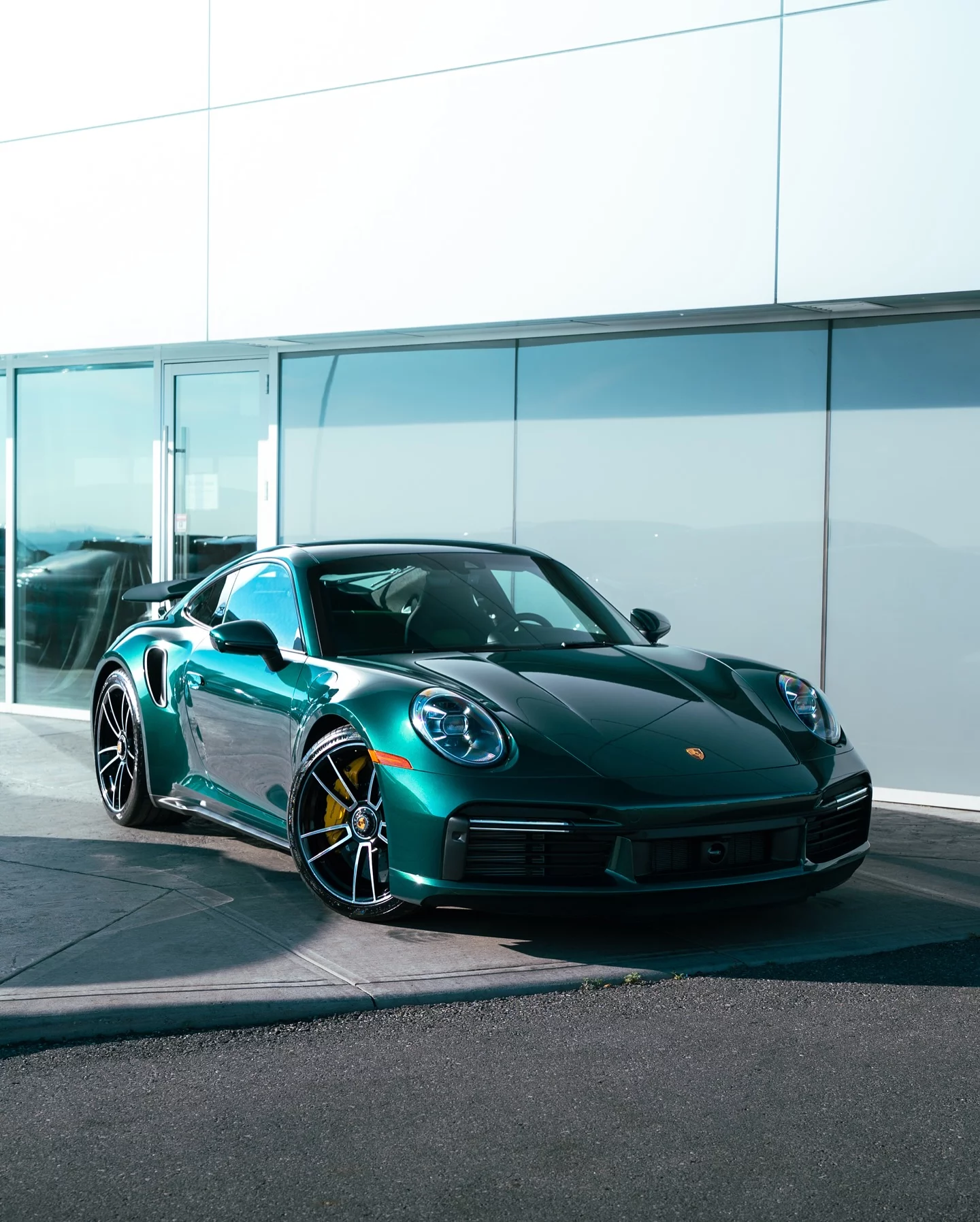 Porsche Racing Green Metallic Porsche 911 Turbo