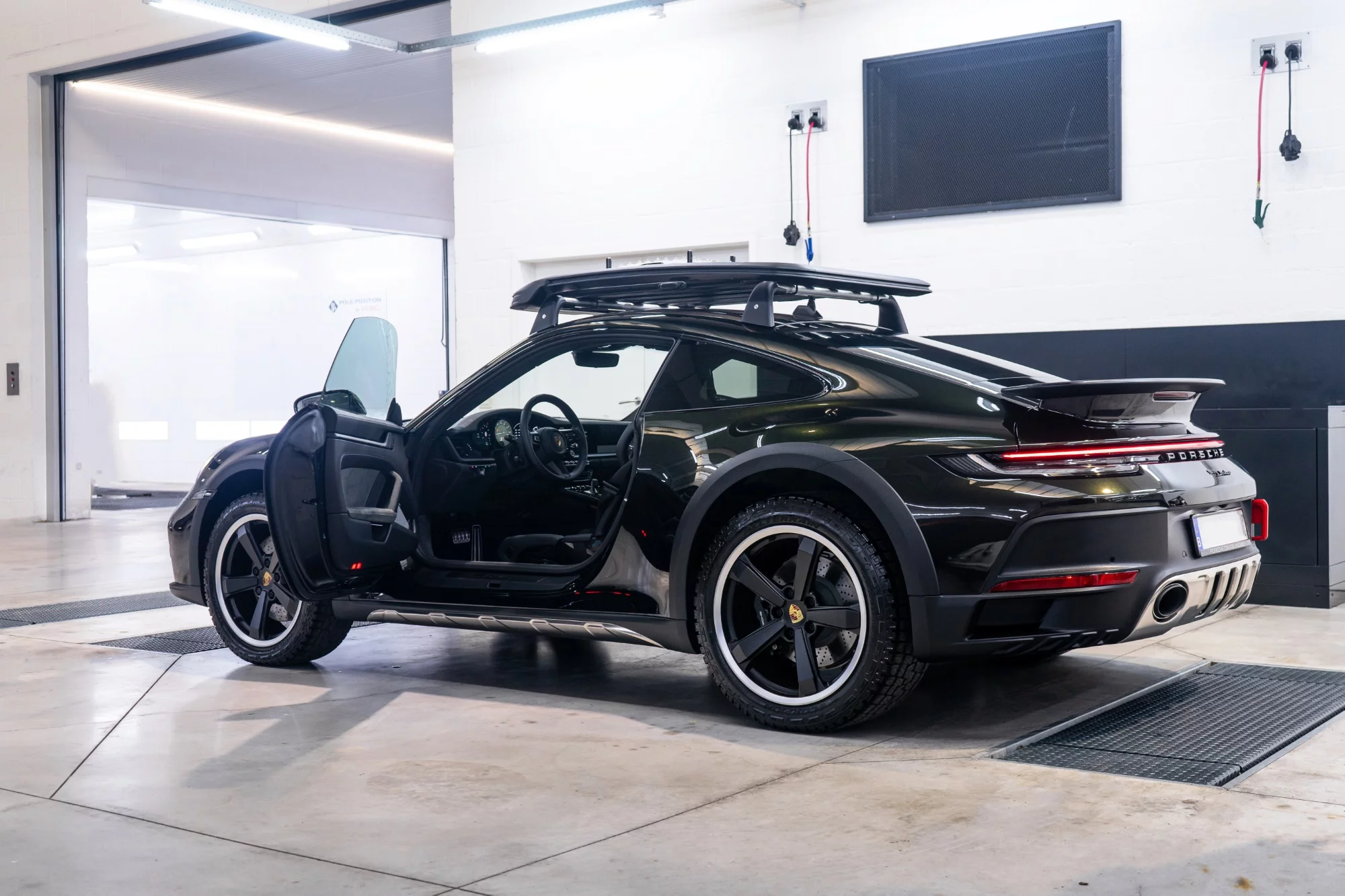 Dark Olive Metallic Porsche 911 Dakar