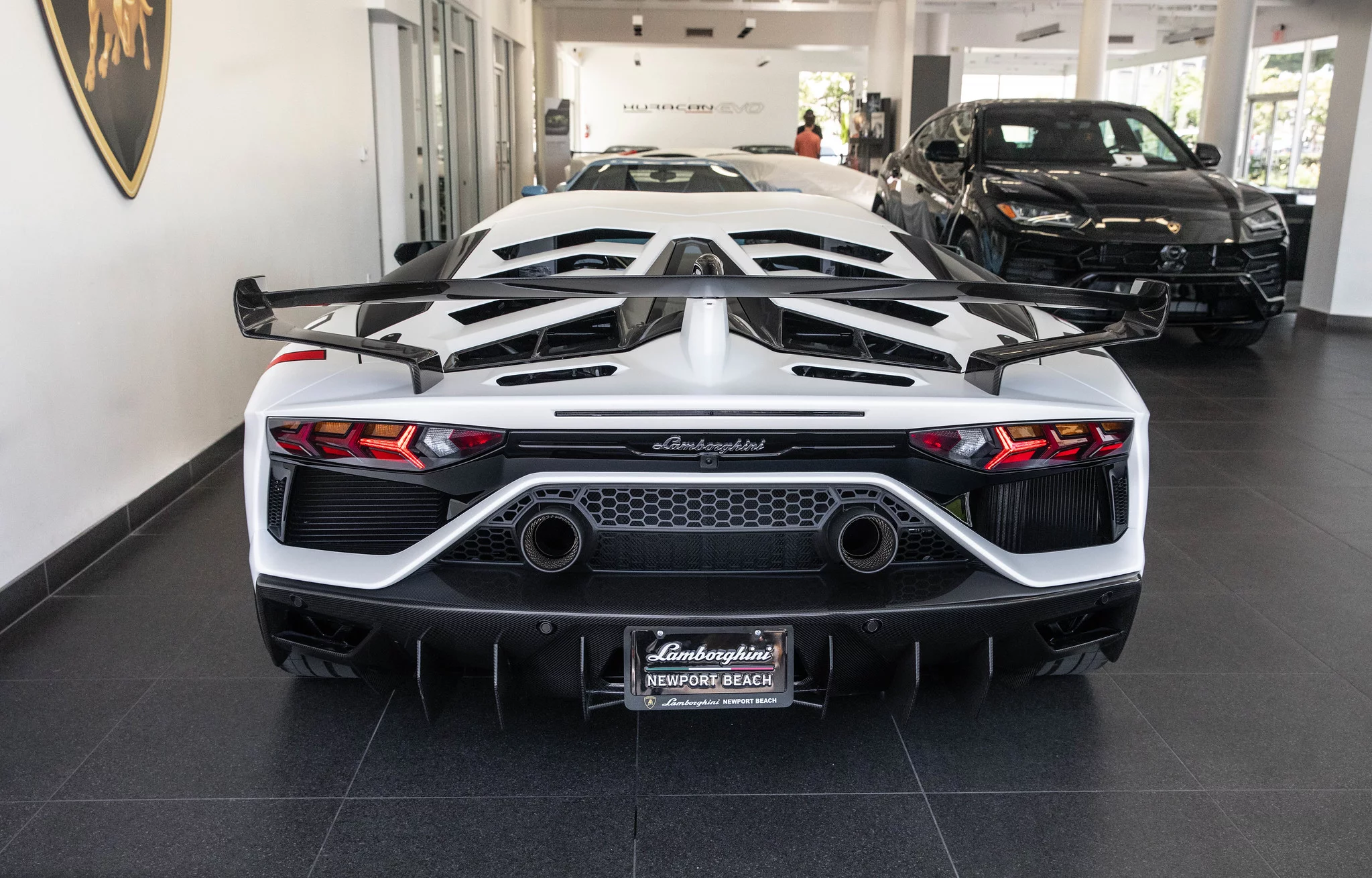 Bianco Phanes Lamborghini Aventador