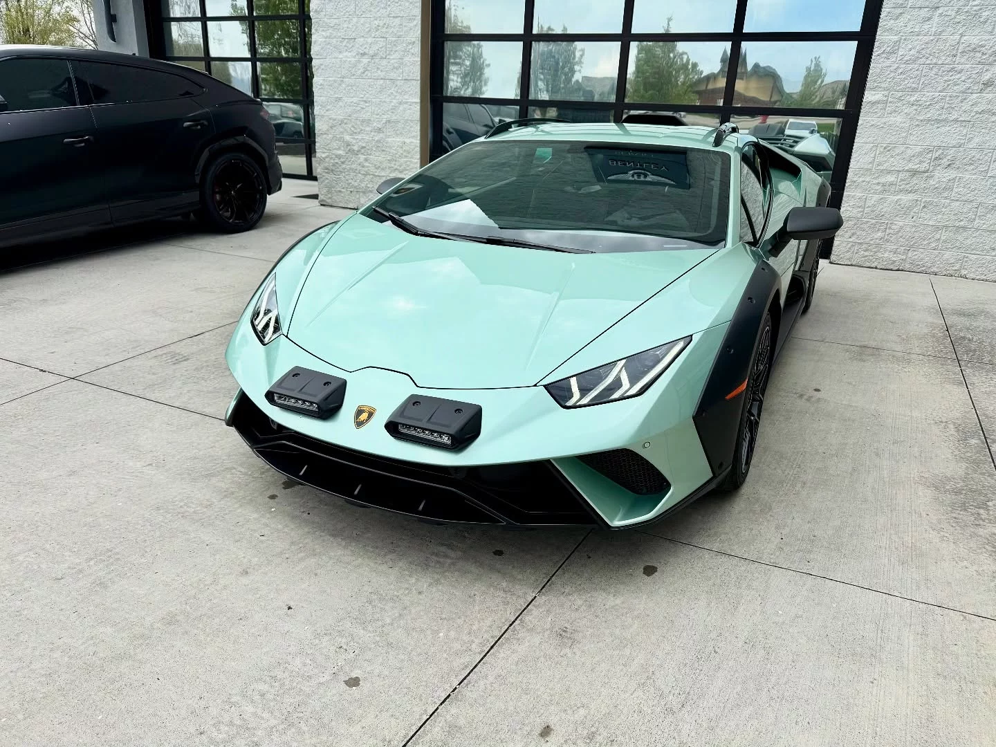 Verde Crystallus Lamborghini Huracán