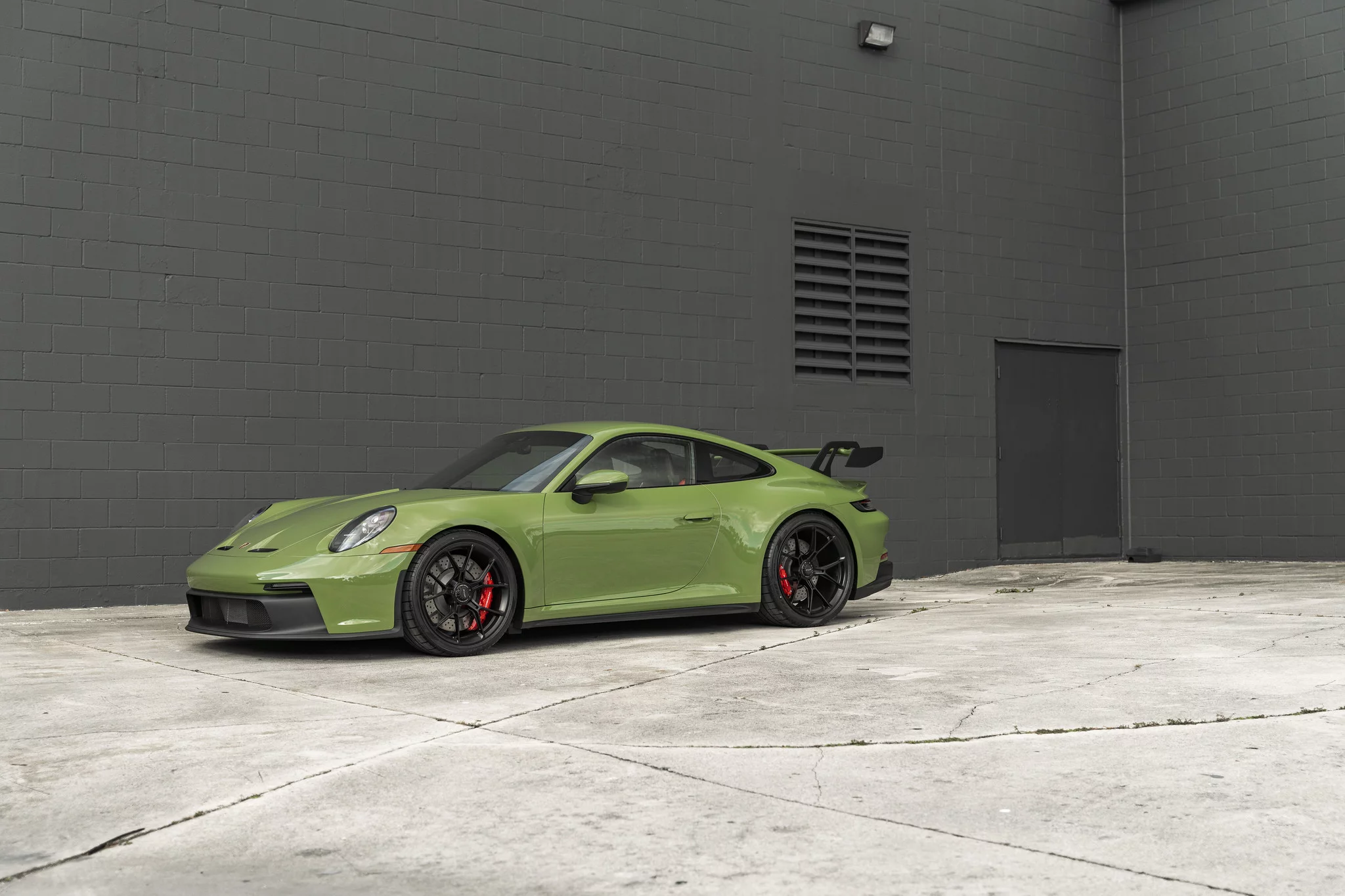 Olive Green Porsche 911 GT3