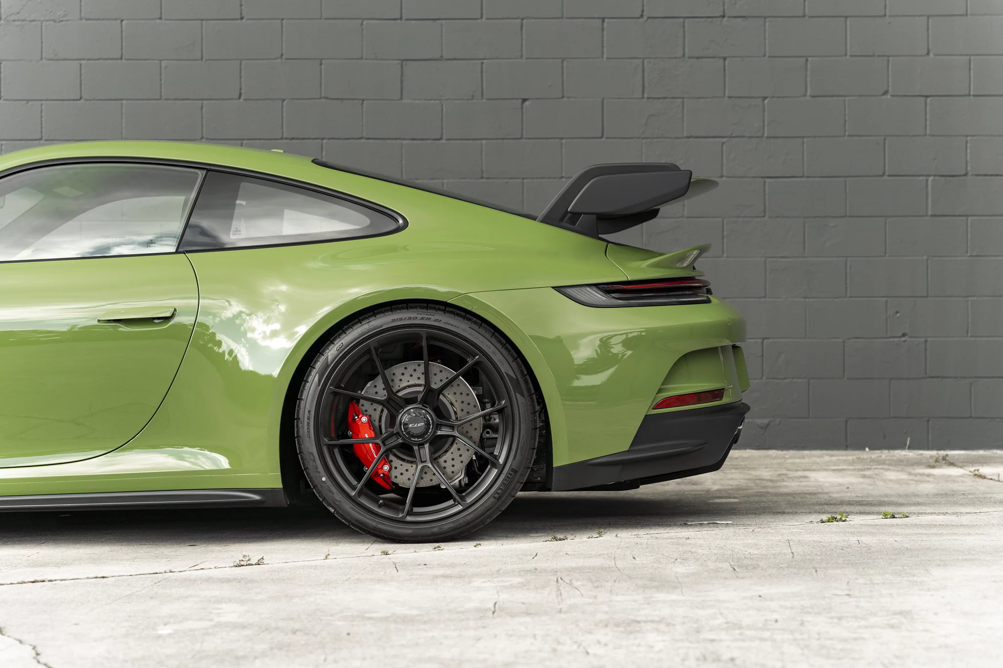 Olive Green Porsche 911 GT3