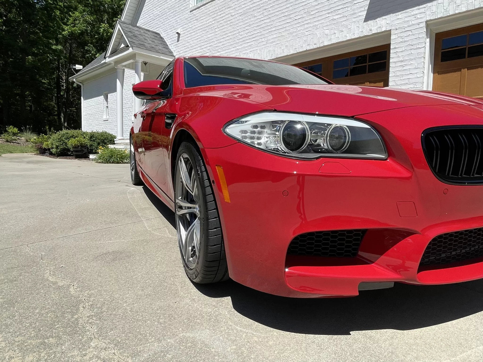 Crimson Red BMW M5