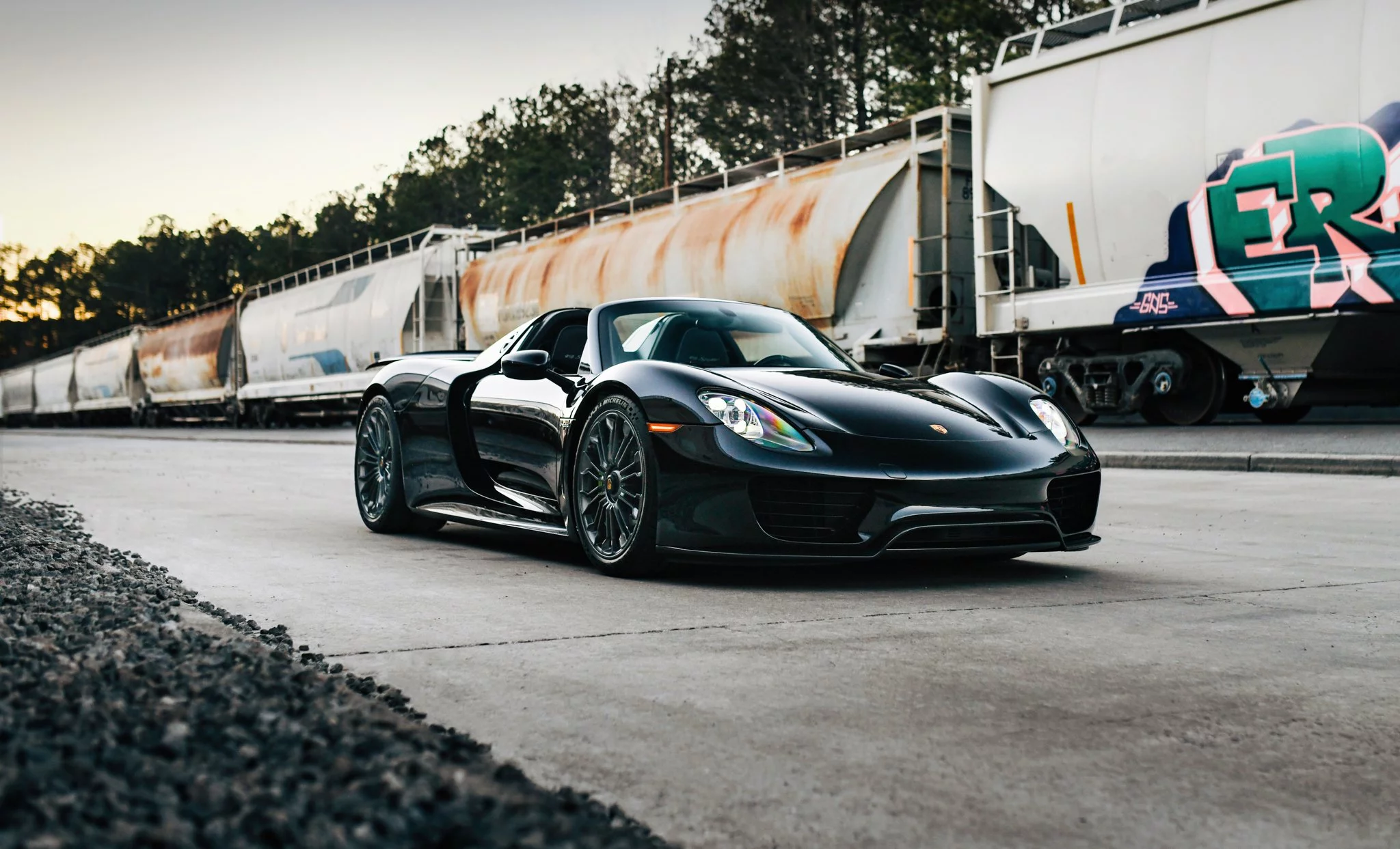 Basalt Black Porsche 918 Spyder