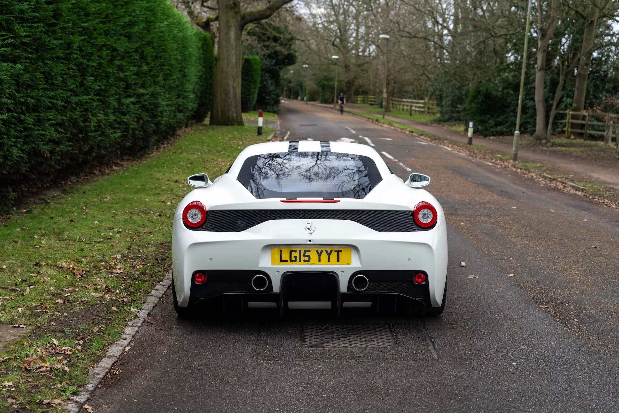 Bianco Avus Ferrari 458