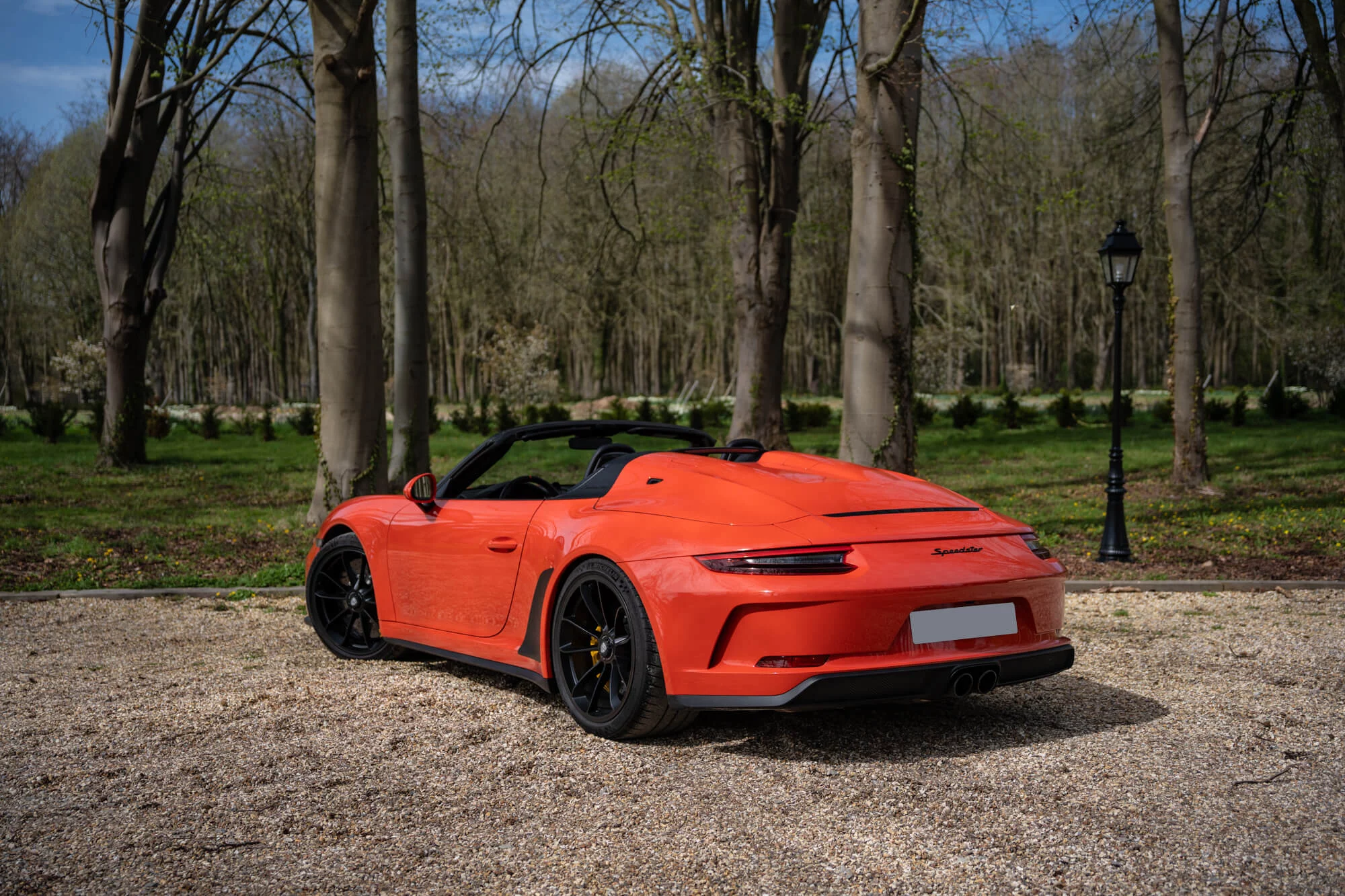 Lava Orange Porsche 911 Speedster